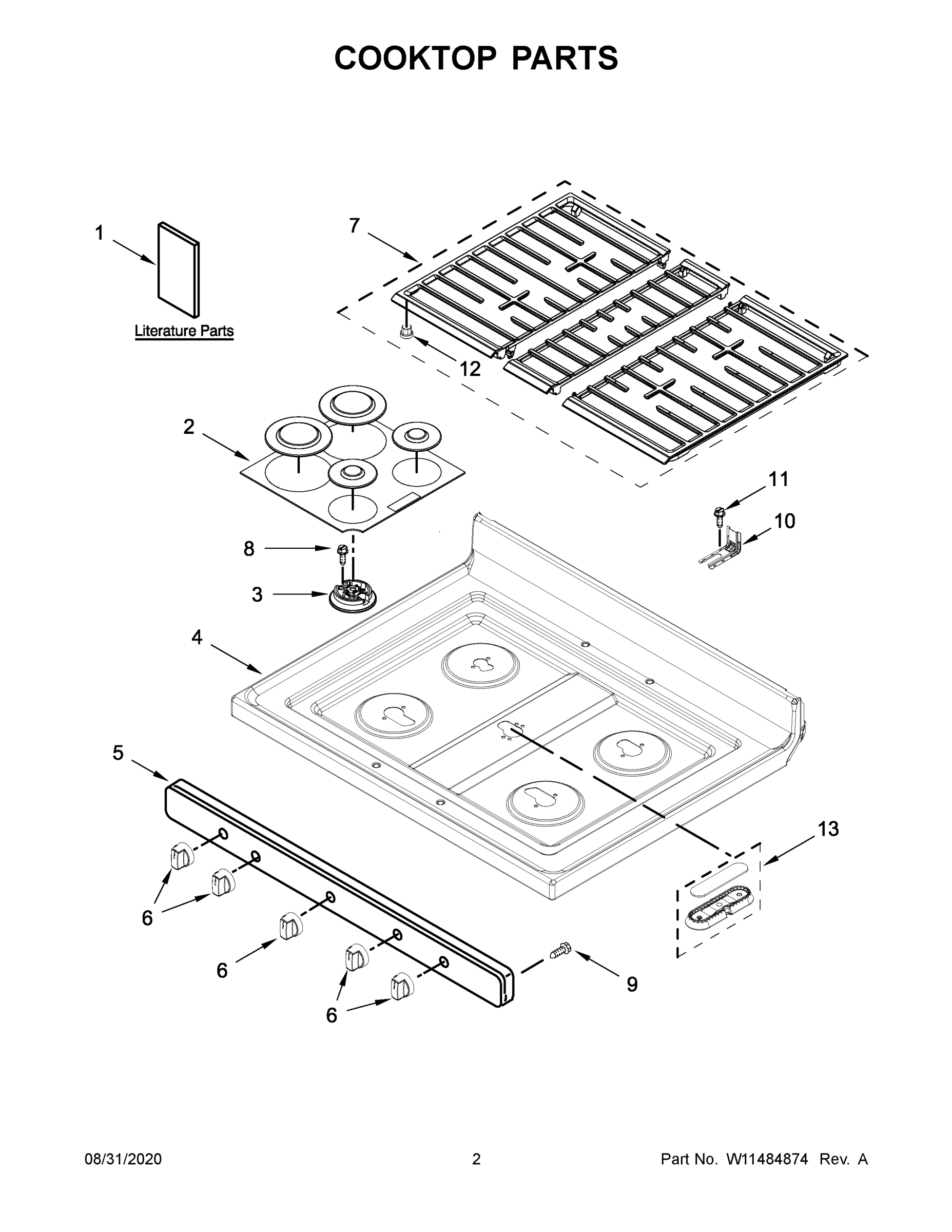 02 - COOKTOP PARTS