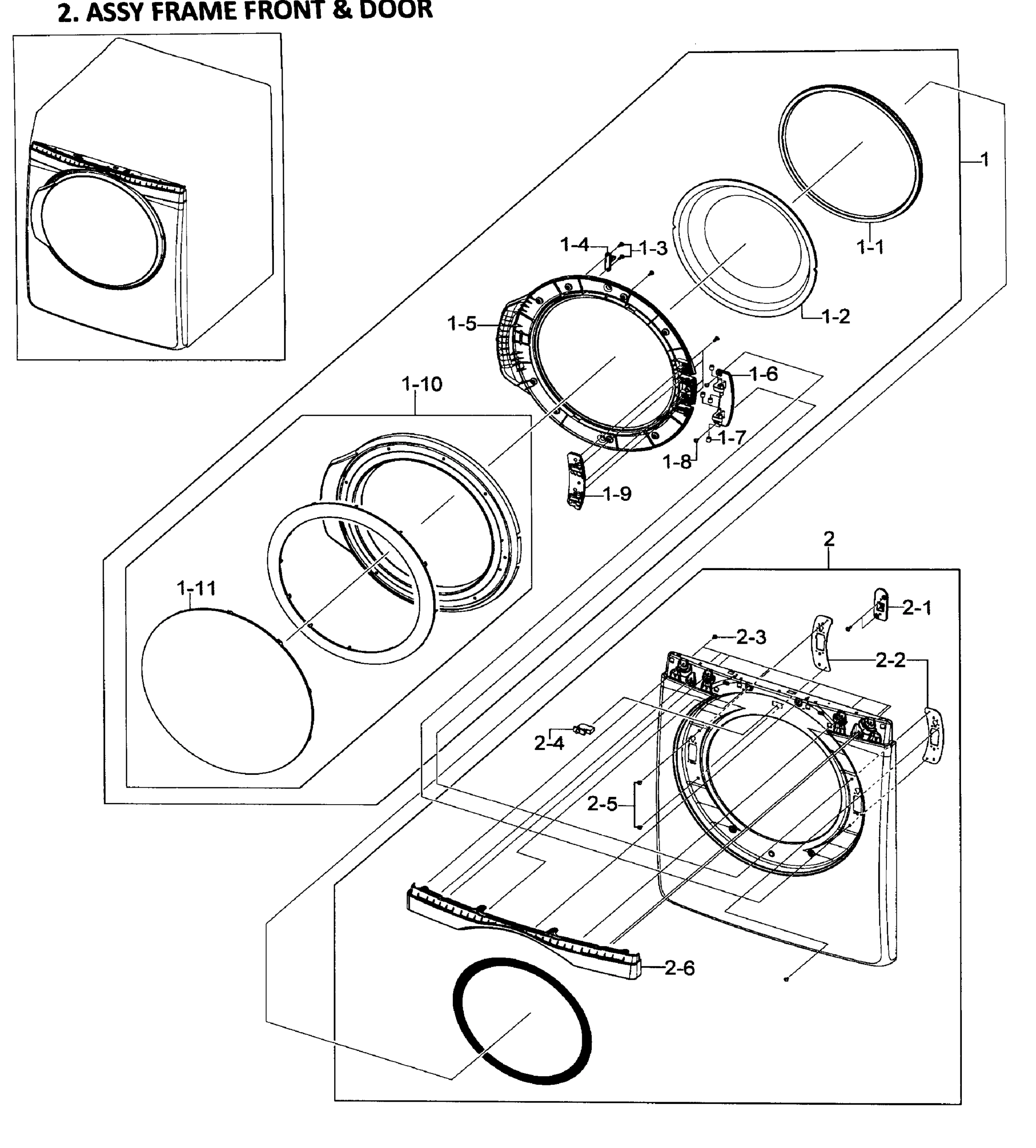 Front/Door Assembly