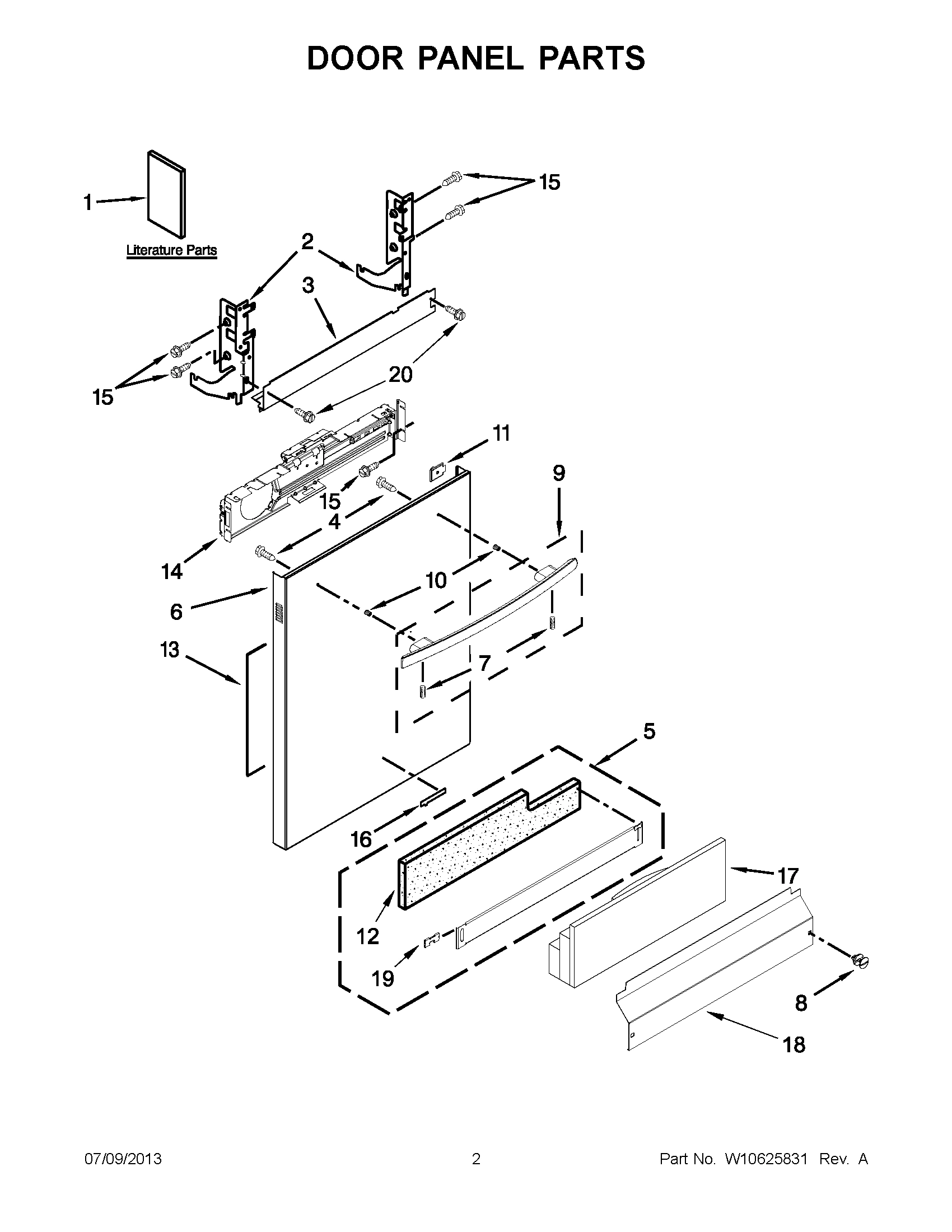 01 - DOOR PANEL PARTS