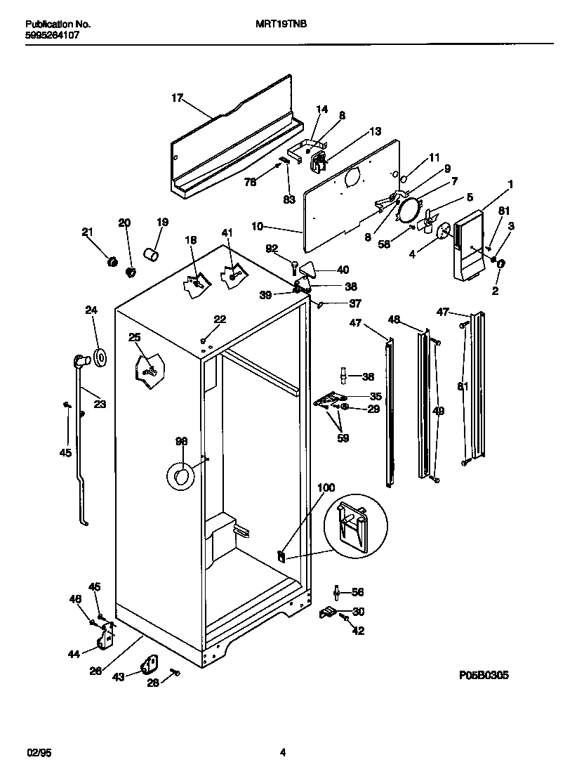 03 - CABINET W/FAN ASSEMBLY
