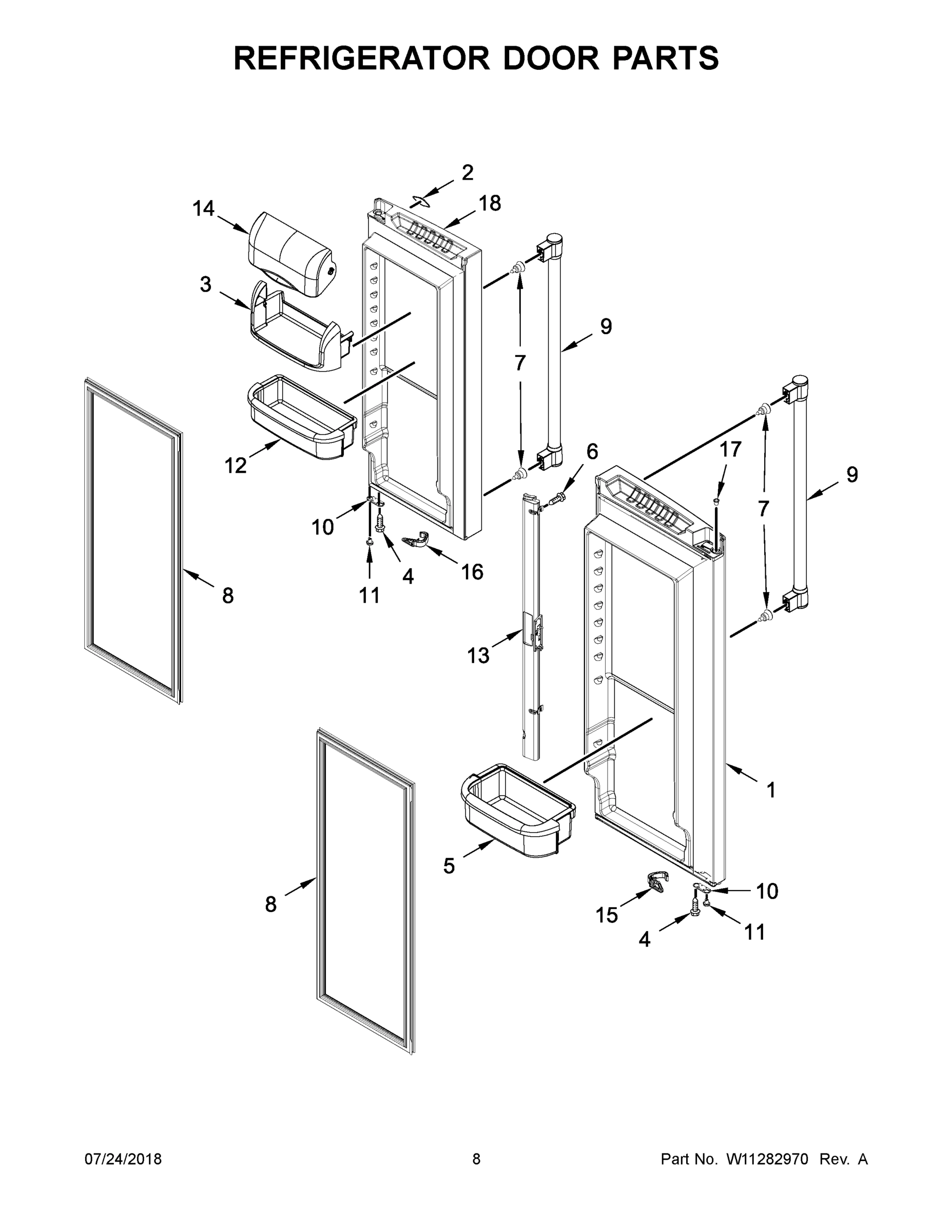 05 - REFRIGERATOR DOOR PARTS