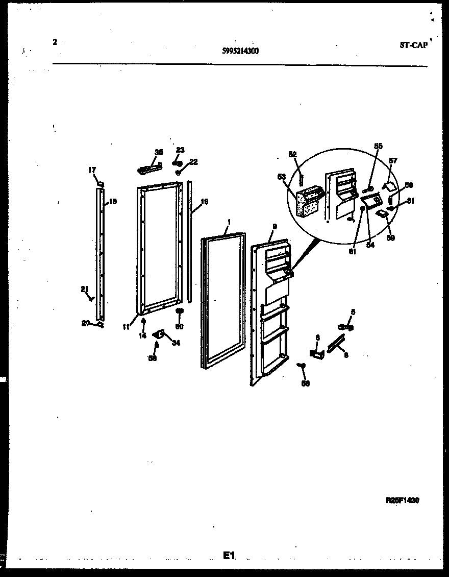 02 - FREEZER DOOR PARTS