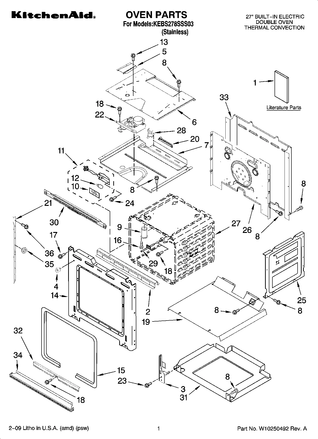 01 - OVEN PARTS
