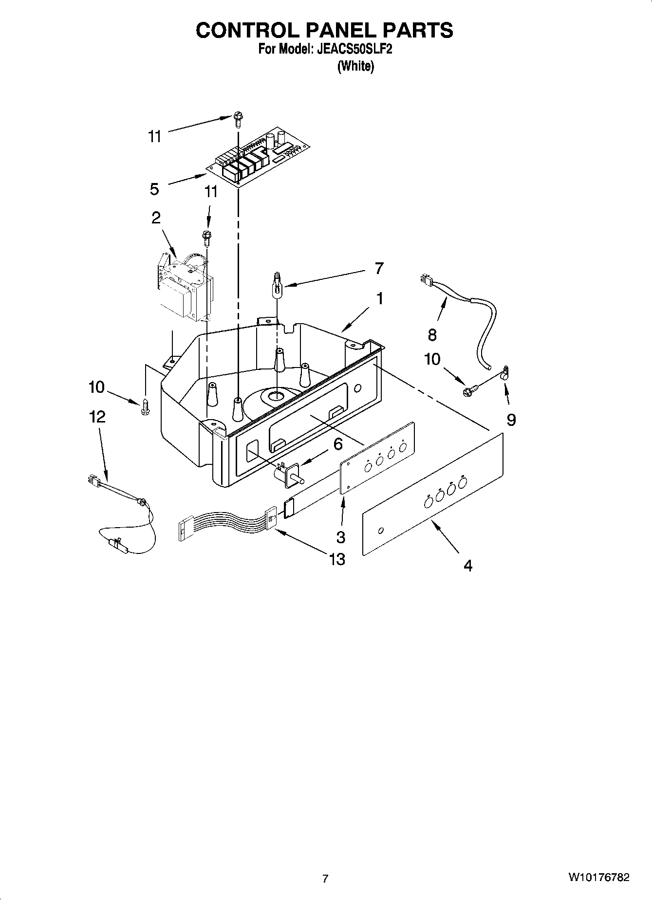 04 - CONTROL PANEL PARTS