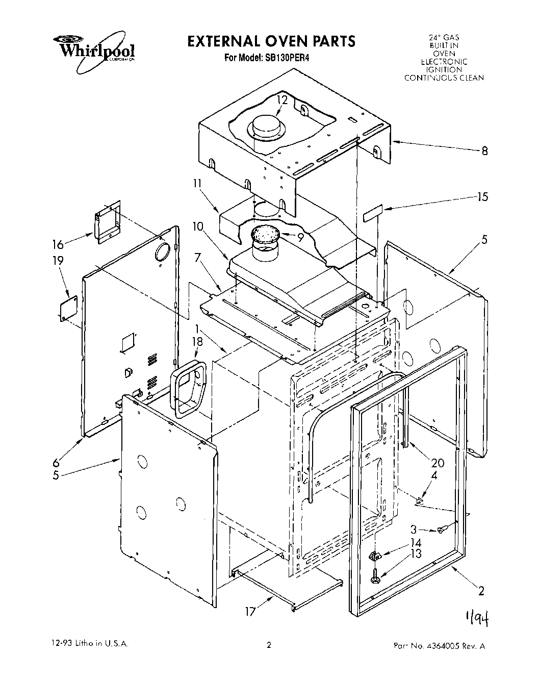 01 - EXTERNAL OVEN