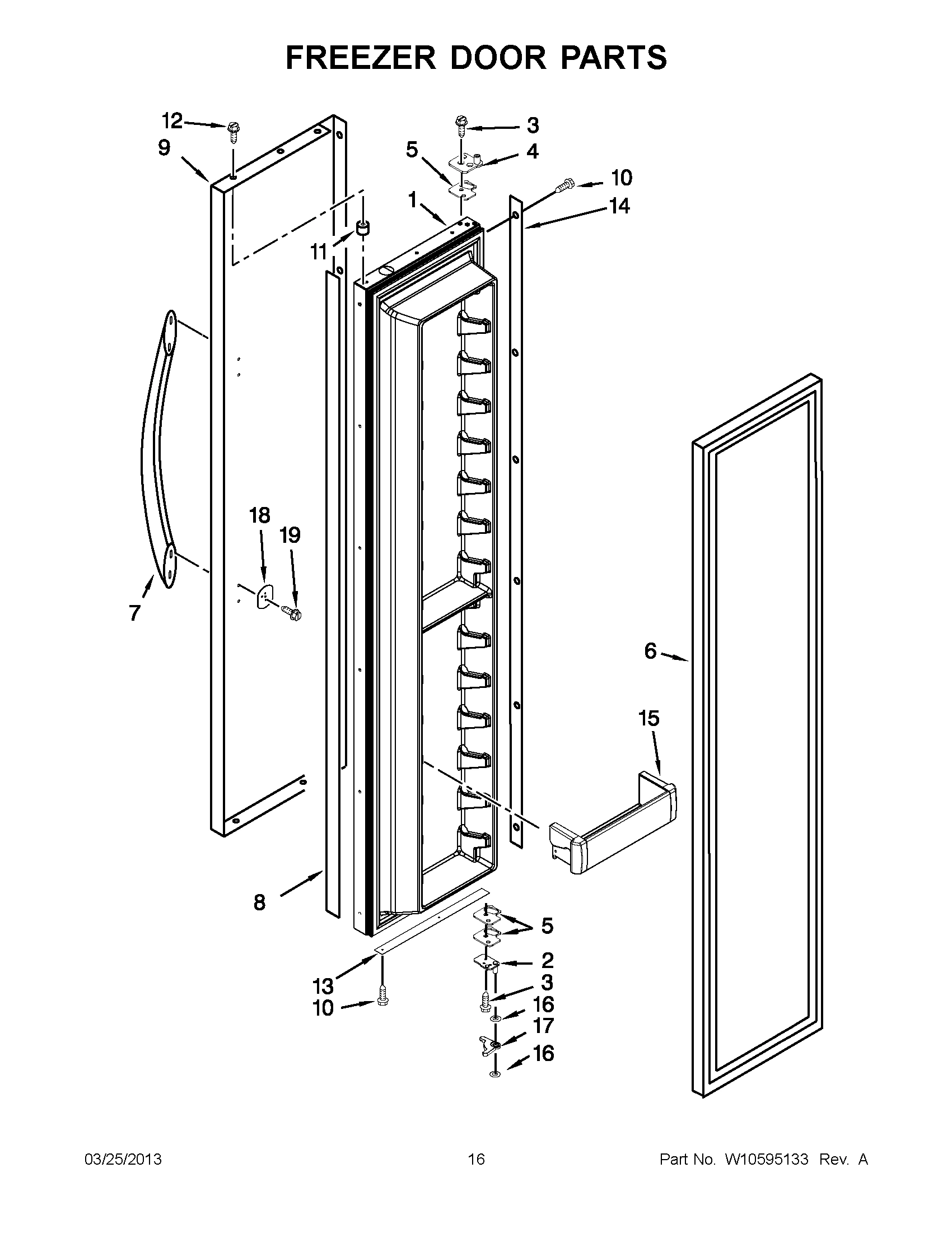08 - FREEZER DOOR PARTS