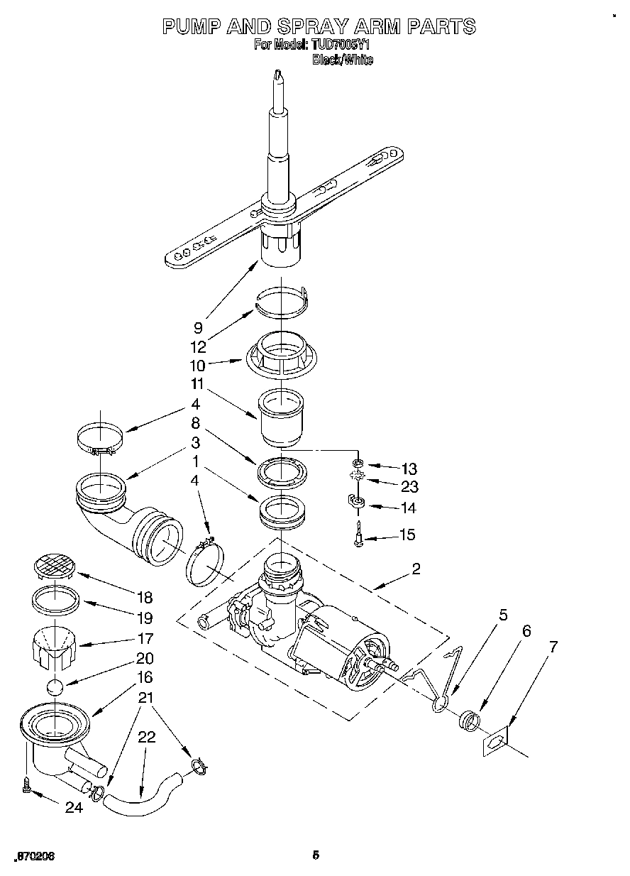 04 - PUMP AND SPRAY ARM