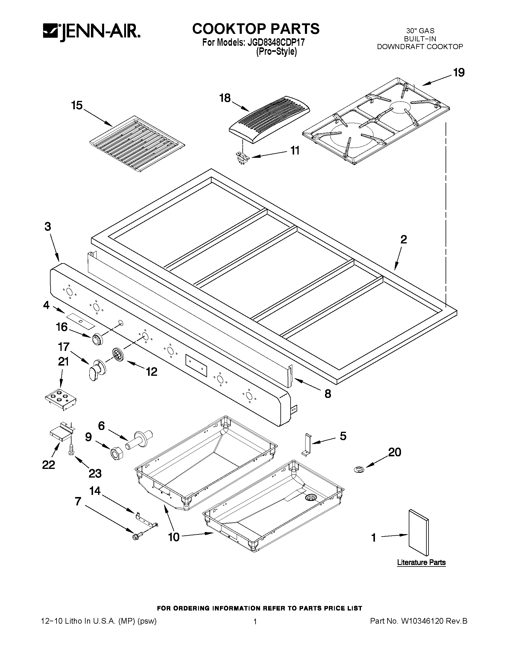 01 - COOKTOP PARTS
