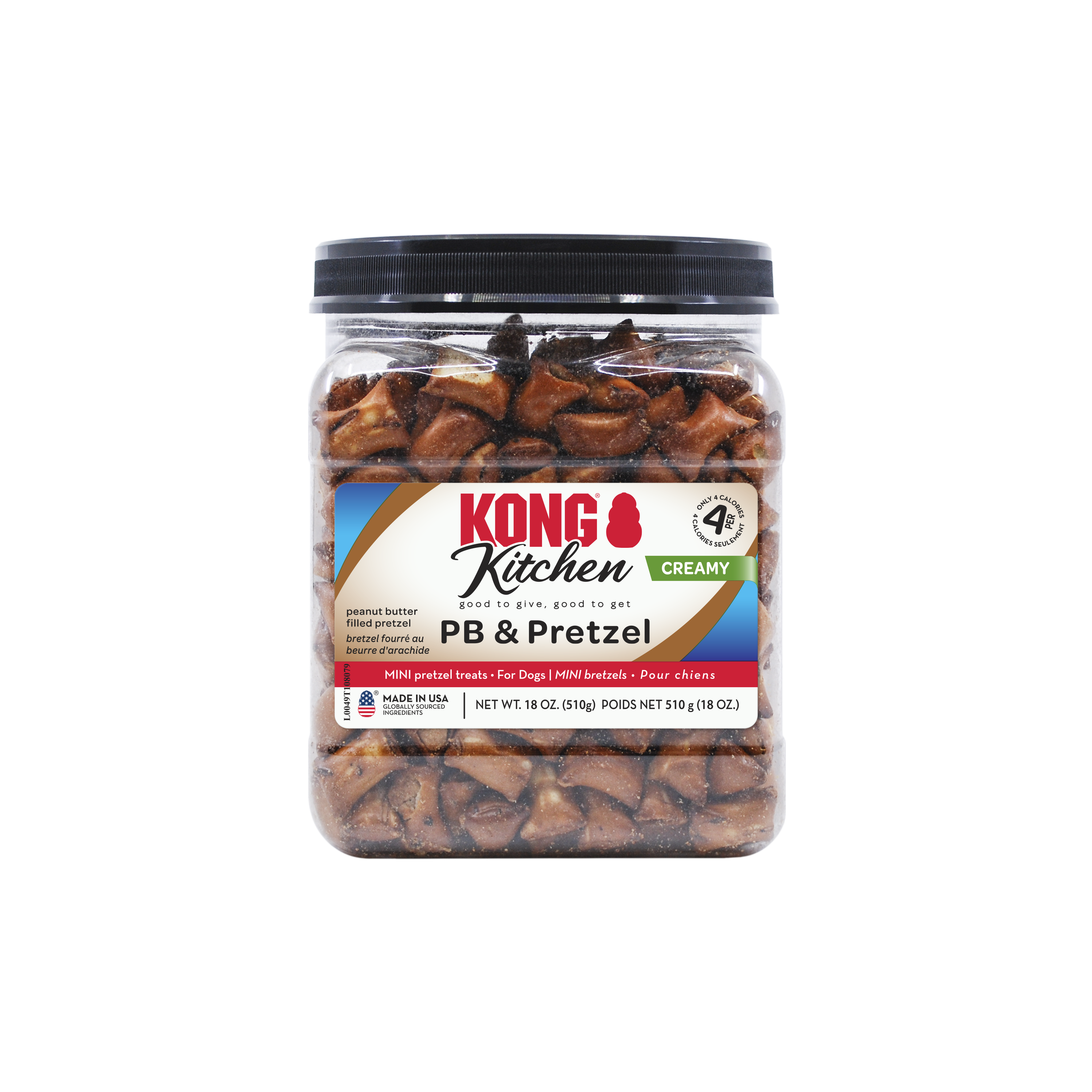 KONG Kitchen Creamy Peanut Butter & Pretzel onpack product image