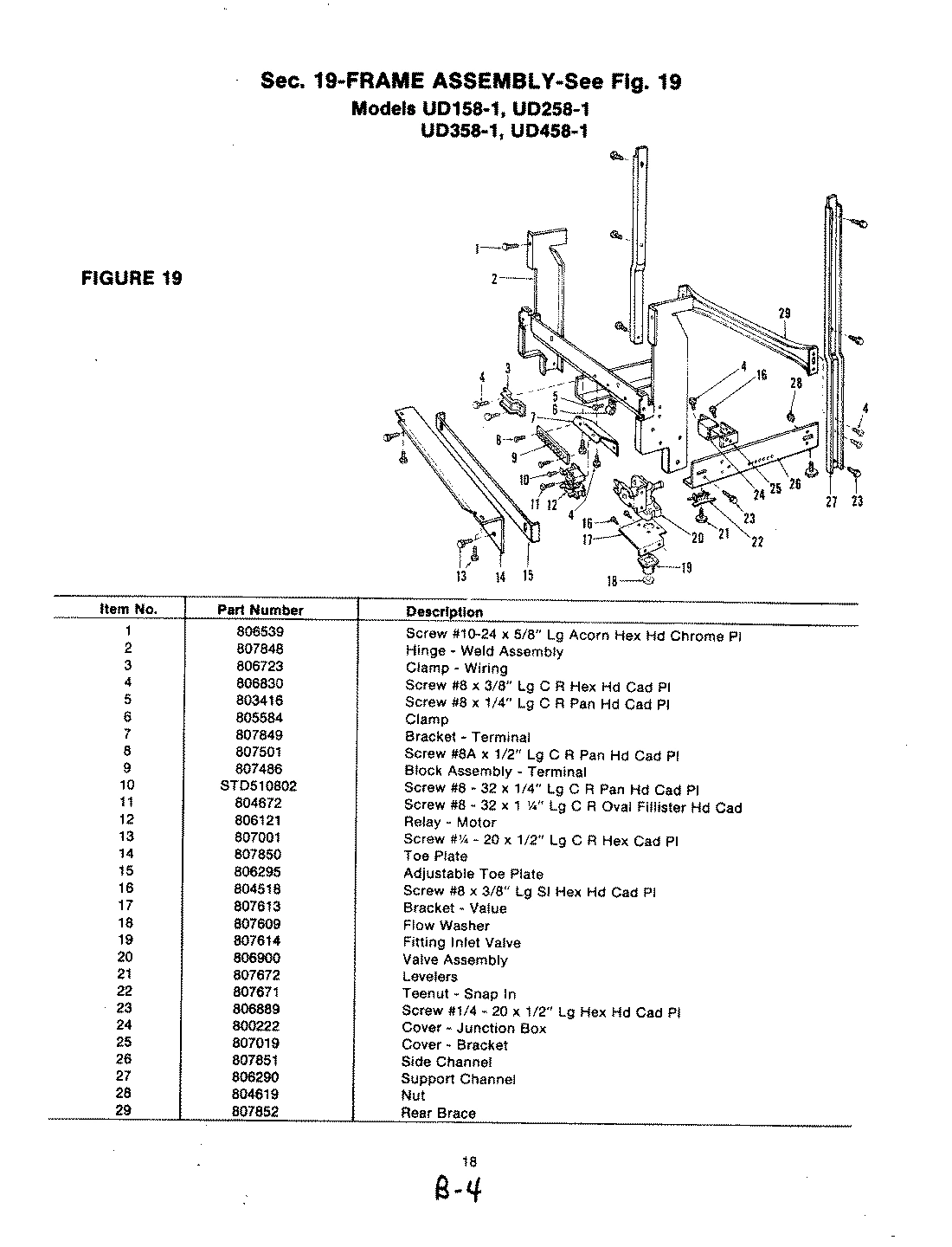 04 - FRAME ASSEMBLY (UD358-1)