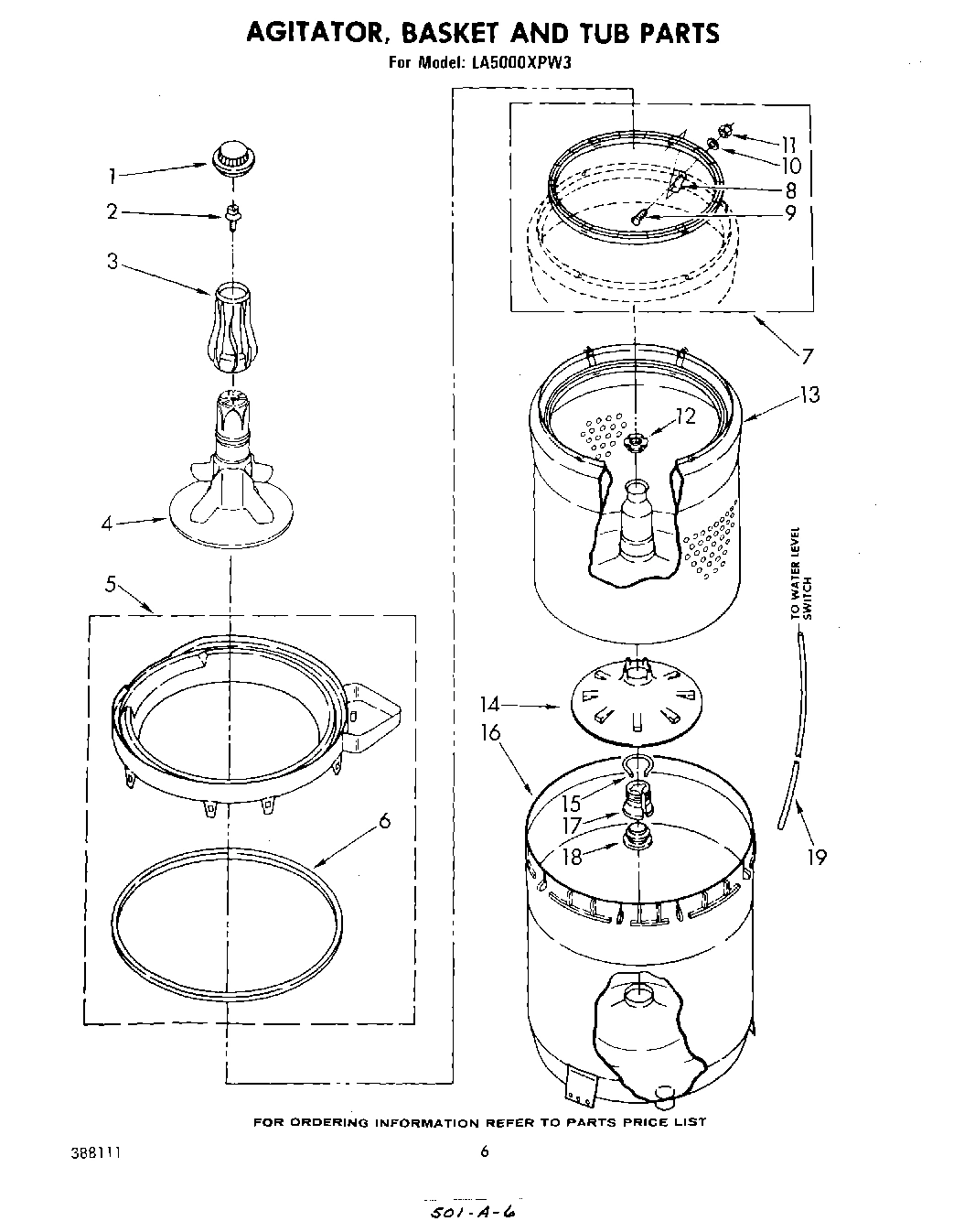 04 - AGITATOR, BASKET AND TUB