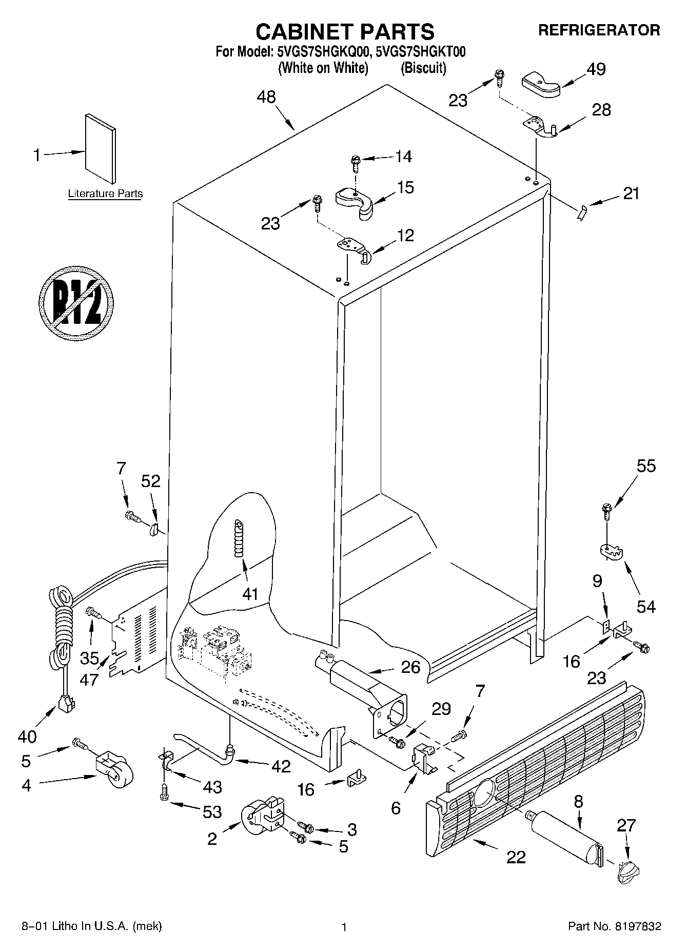 01 - CABINET, LITERATURE