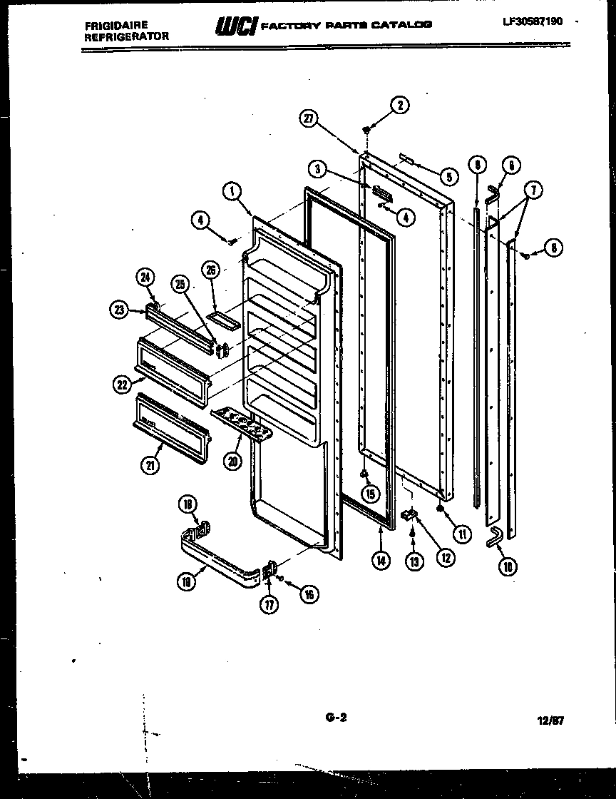 02 - REFRIGERATOR DOOR PARTS