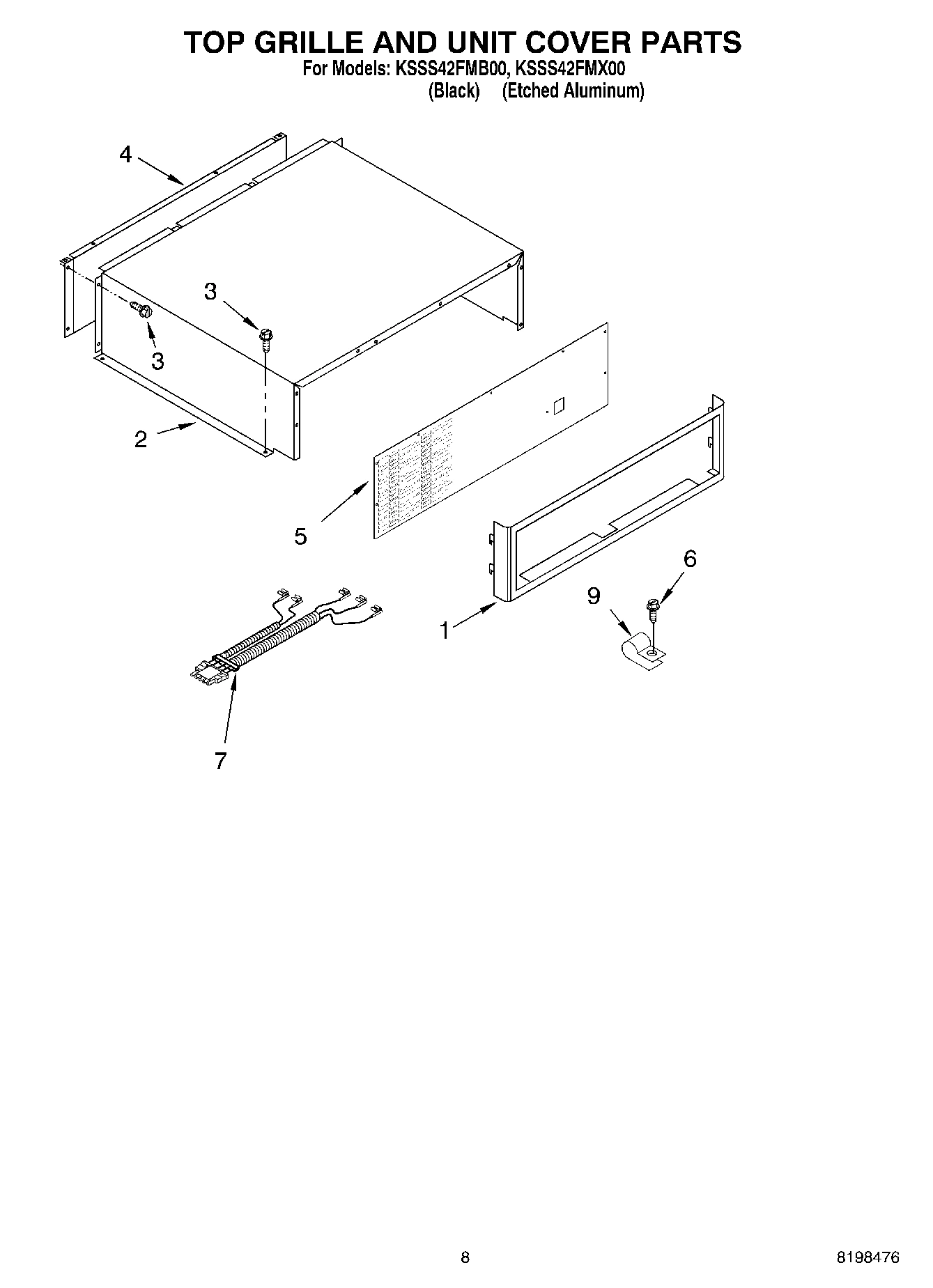 06 - TOP GRILLE AND UNIT COVER PARTS