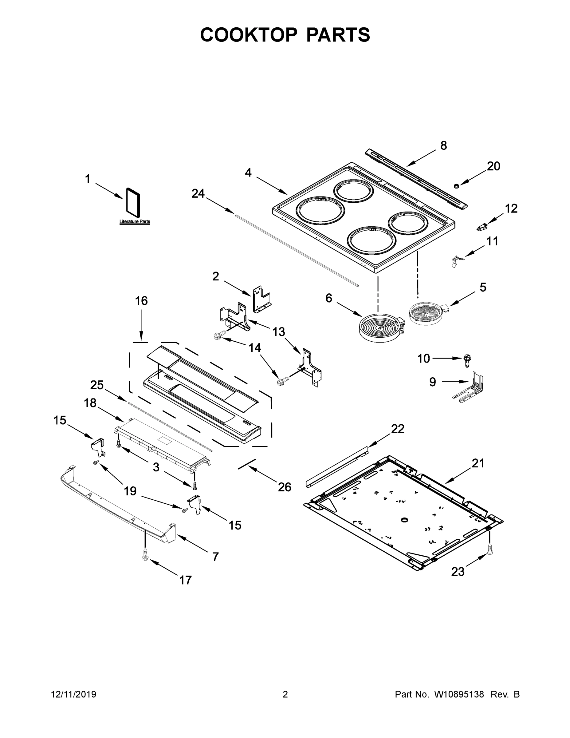 02 - COOKTOP PARTS