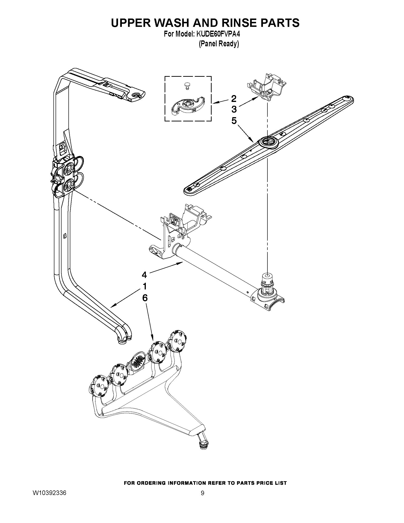07 - UPPER WASH AND RINSE PARTS