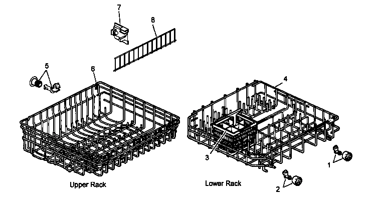 05 - UPPER/LOWER RACK PARTS