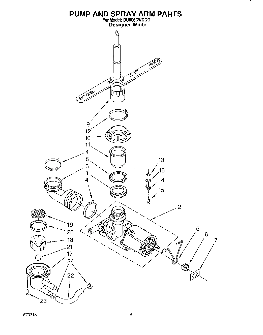 04 - PUMP AND SPRAY ARM