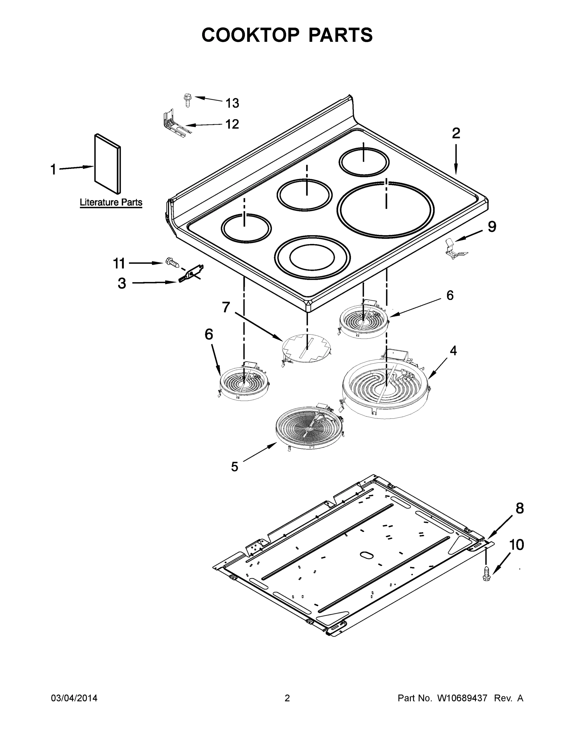 02 - COOKTOP PARTS