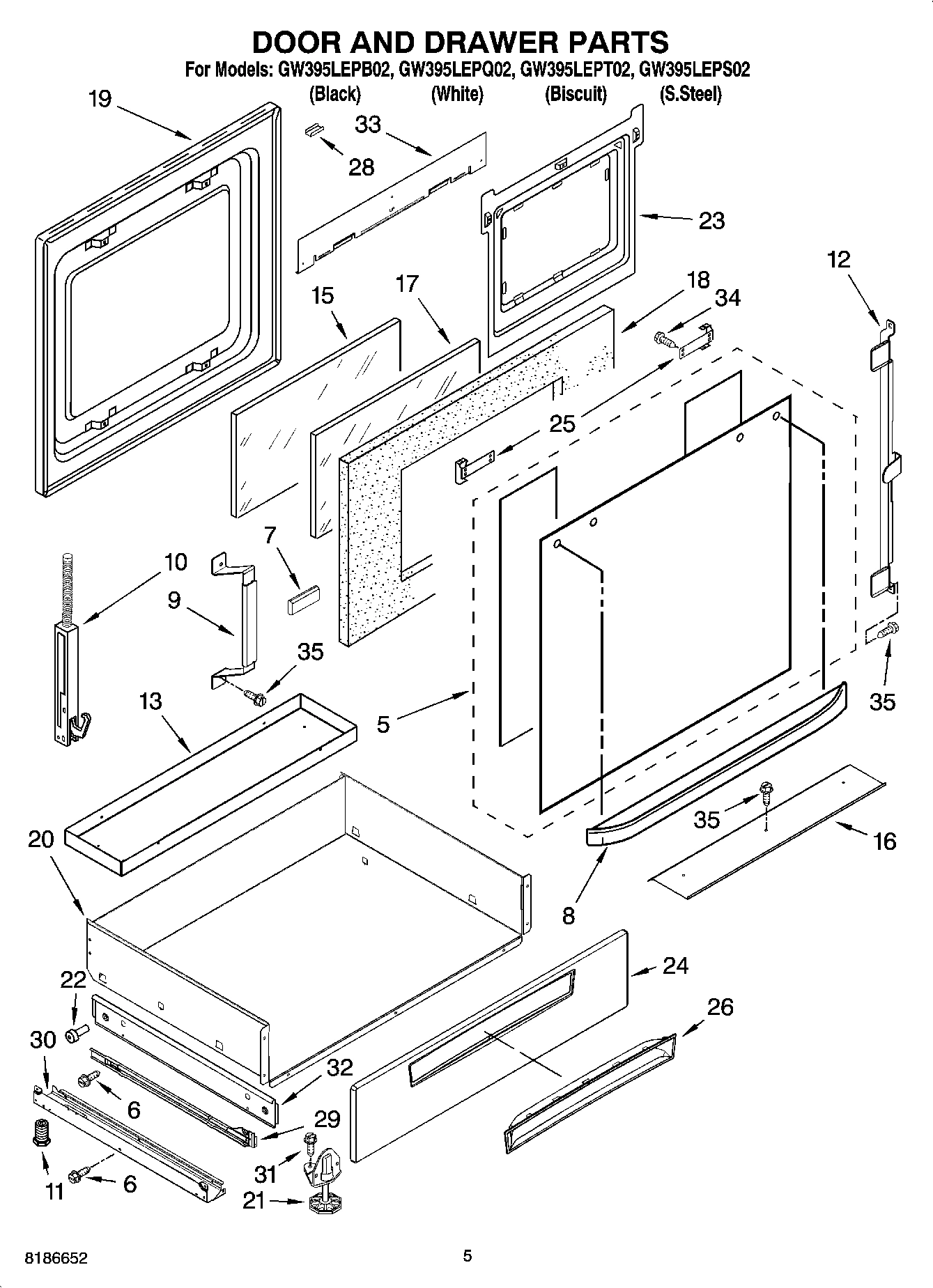 04 - DOOR AND DRAWER PARTS