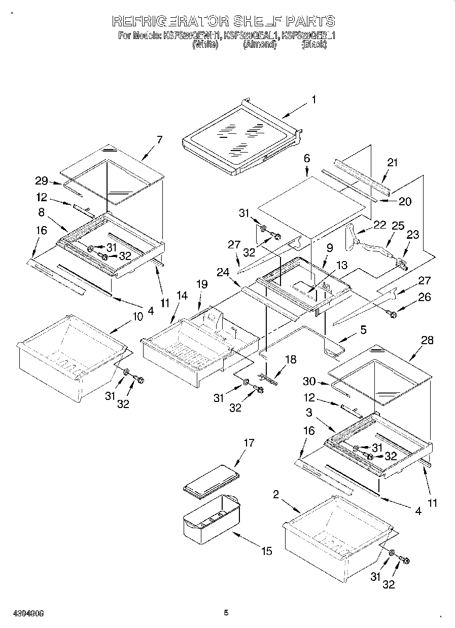 03 - REFRIGERATOR SHELF