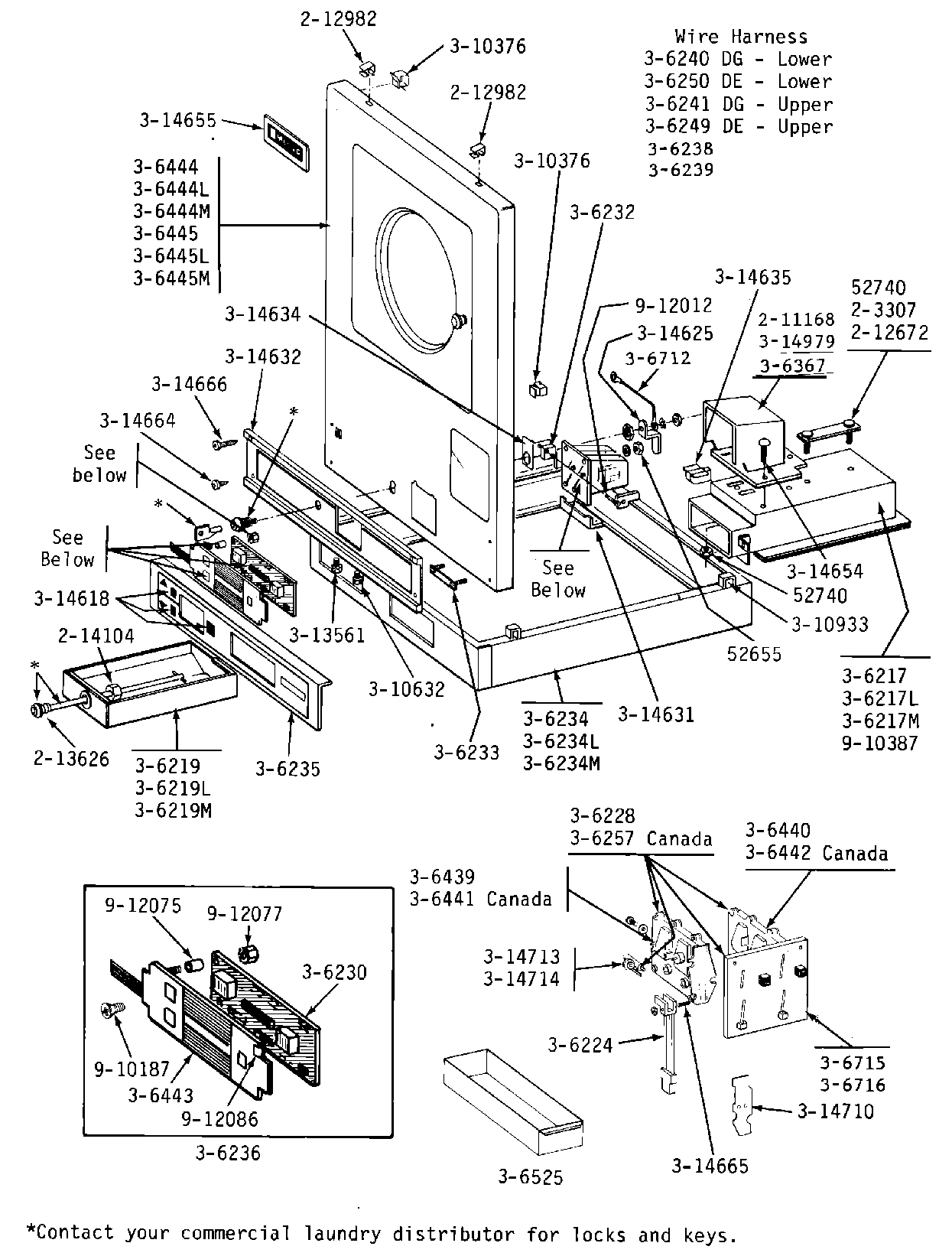 03 - CONTROLS & UPPER DRYER FRONT PANEL