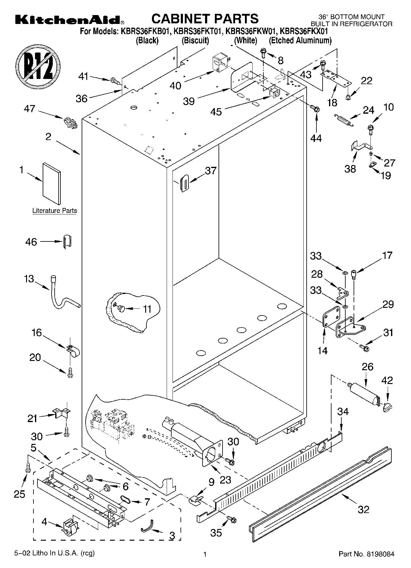 01 - CABINET, LITERATURE