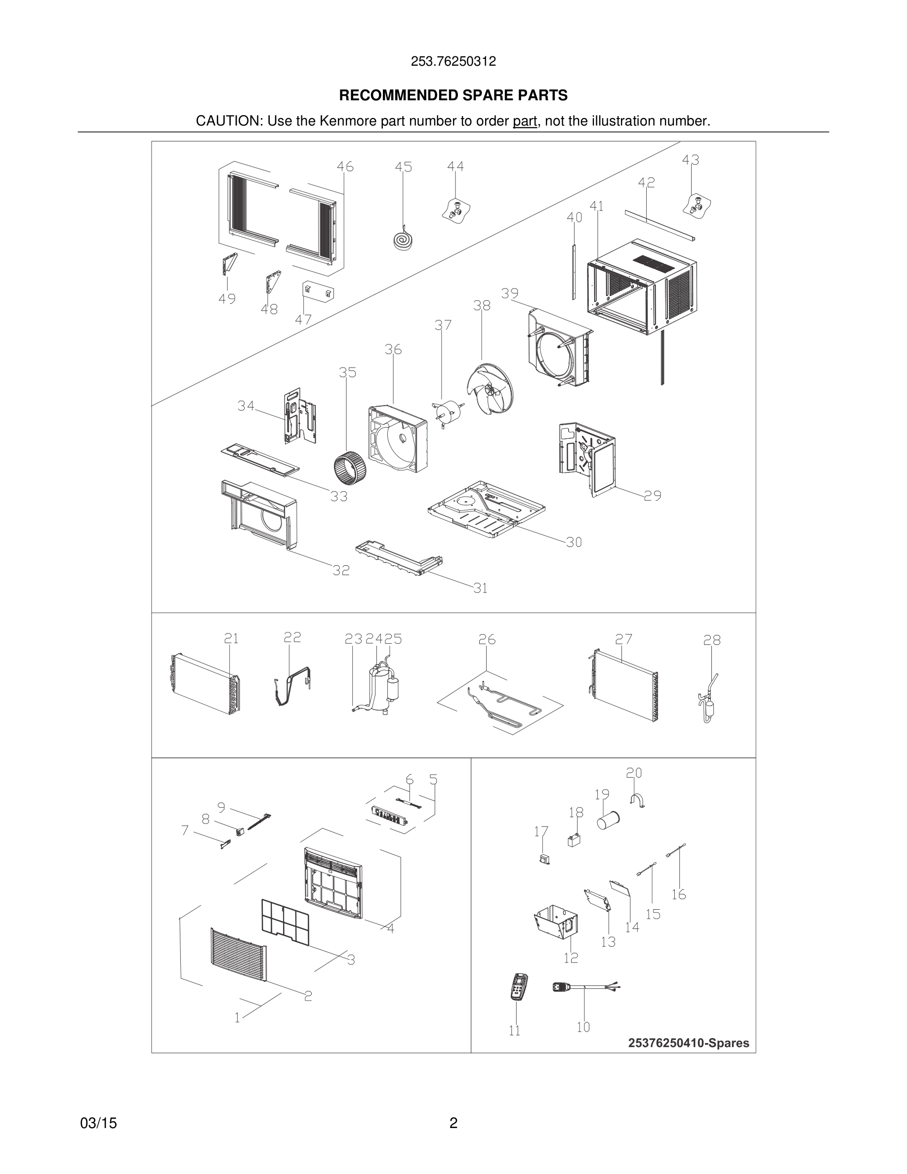 03 - RECOMMENDED SPARE PARTS