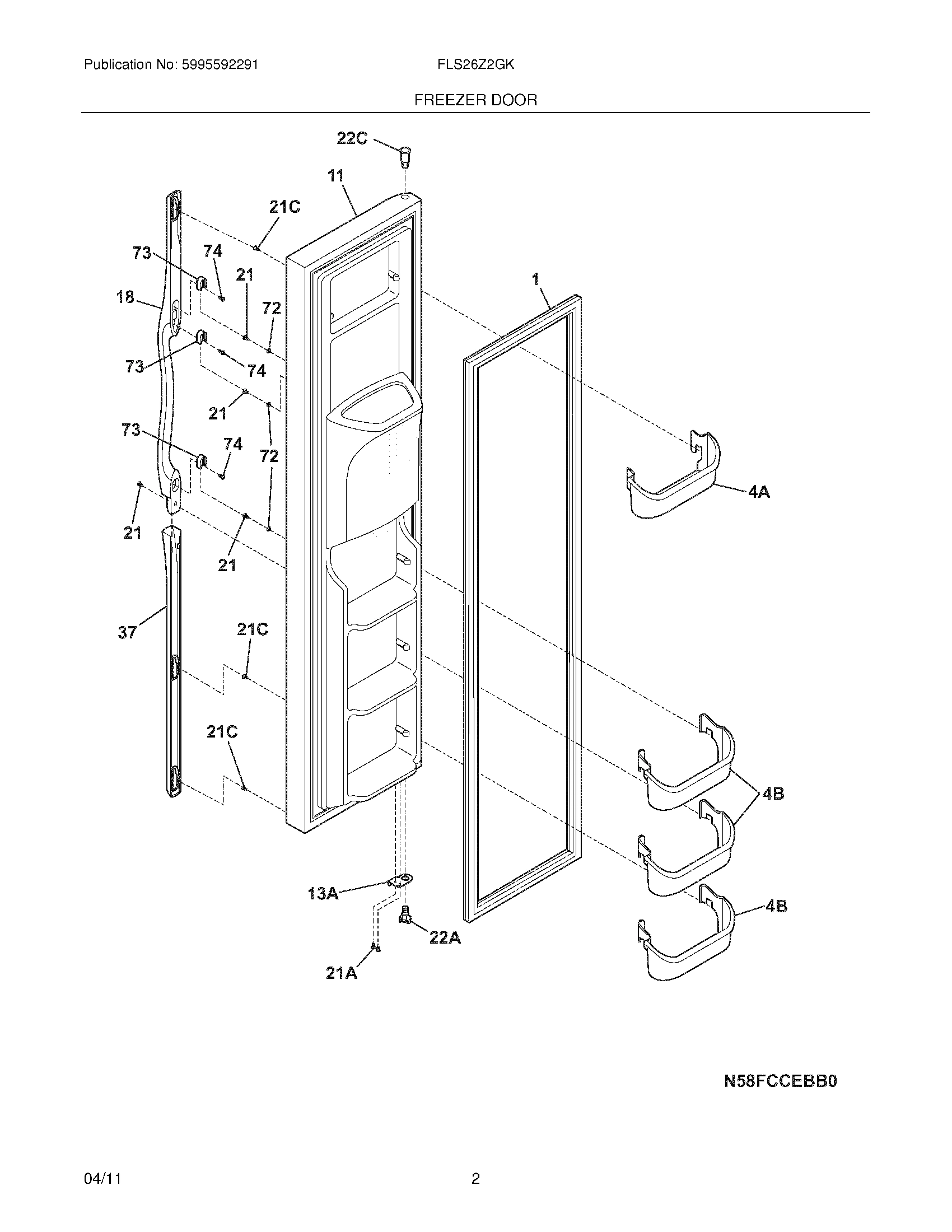 03 - FREEZER DOOR