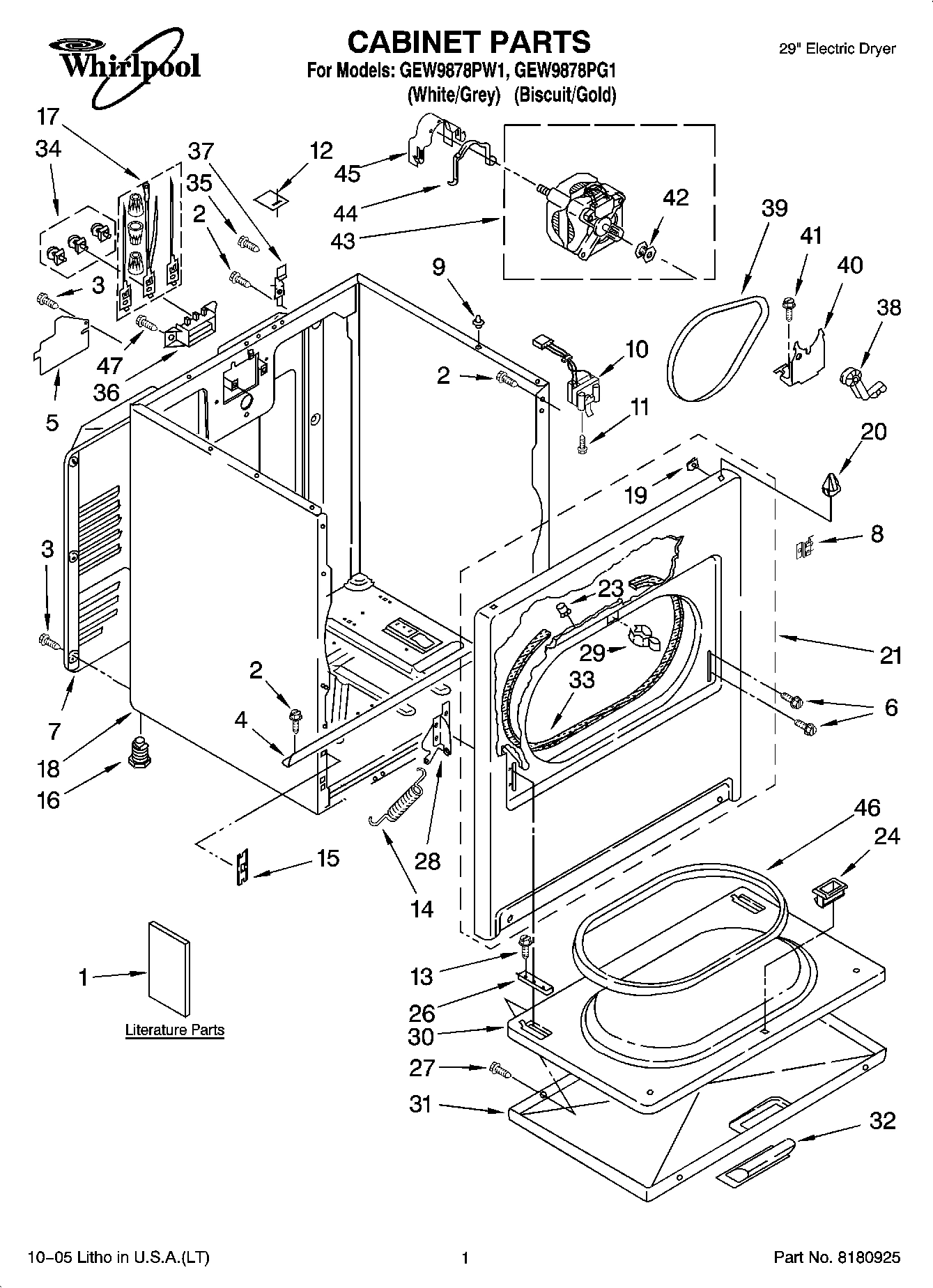 01 - CABINET PARTS