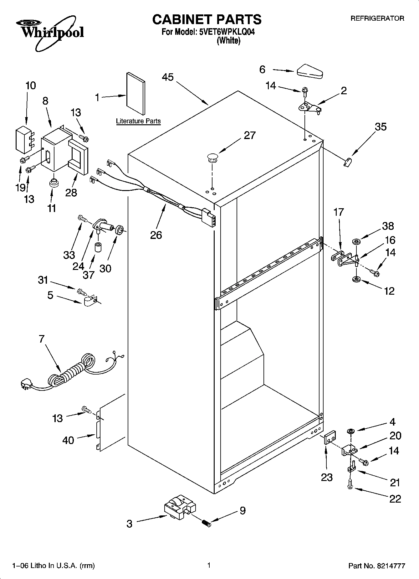 01 - CABINET PARTS