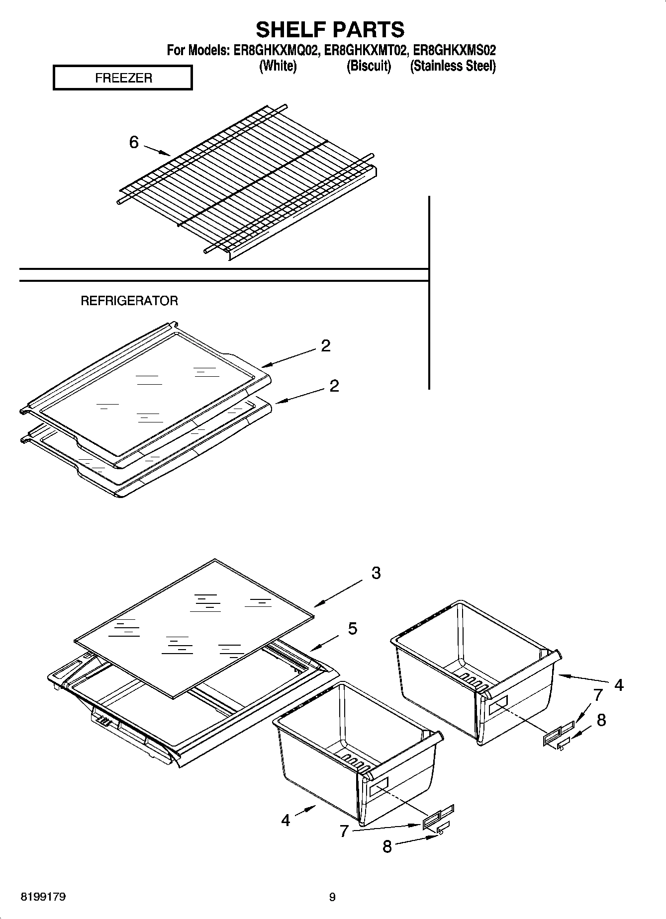 05 - SHELF PARTS, OPTIONAL PARTS