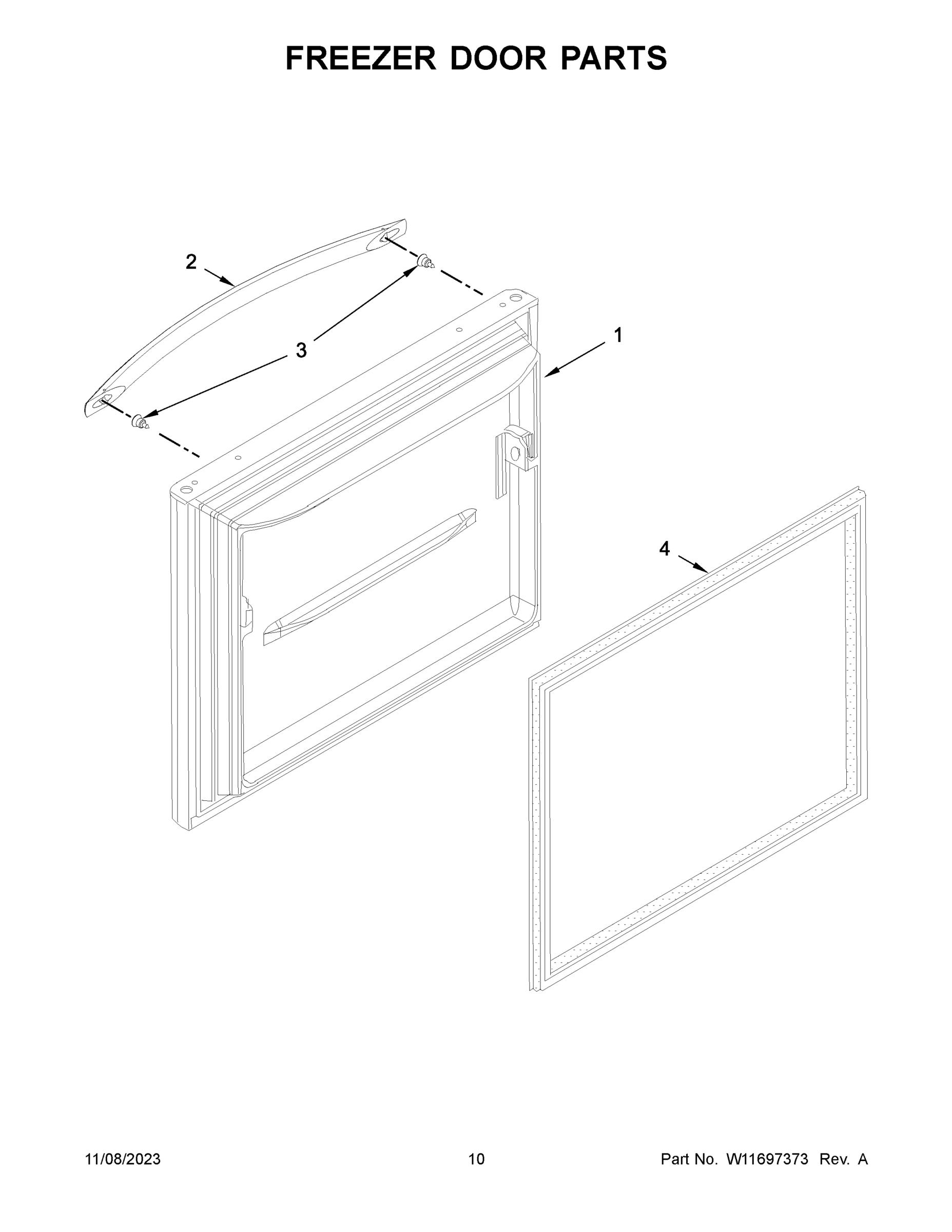 06 - FREEZER DOOR PARTS