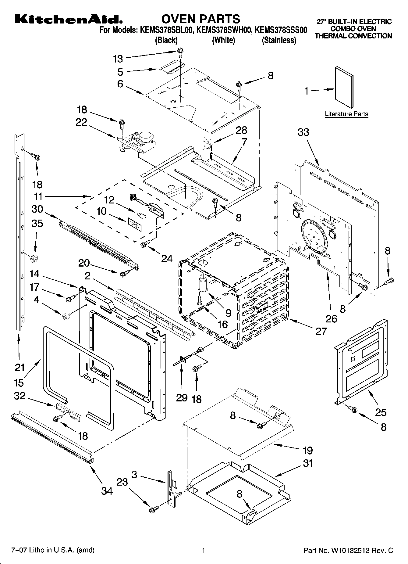 01 - OVEN PARTS