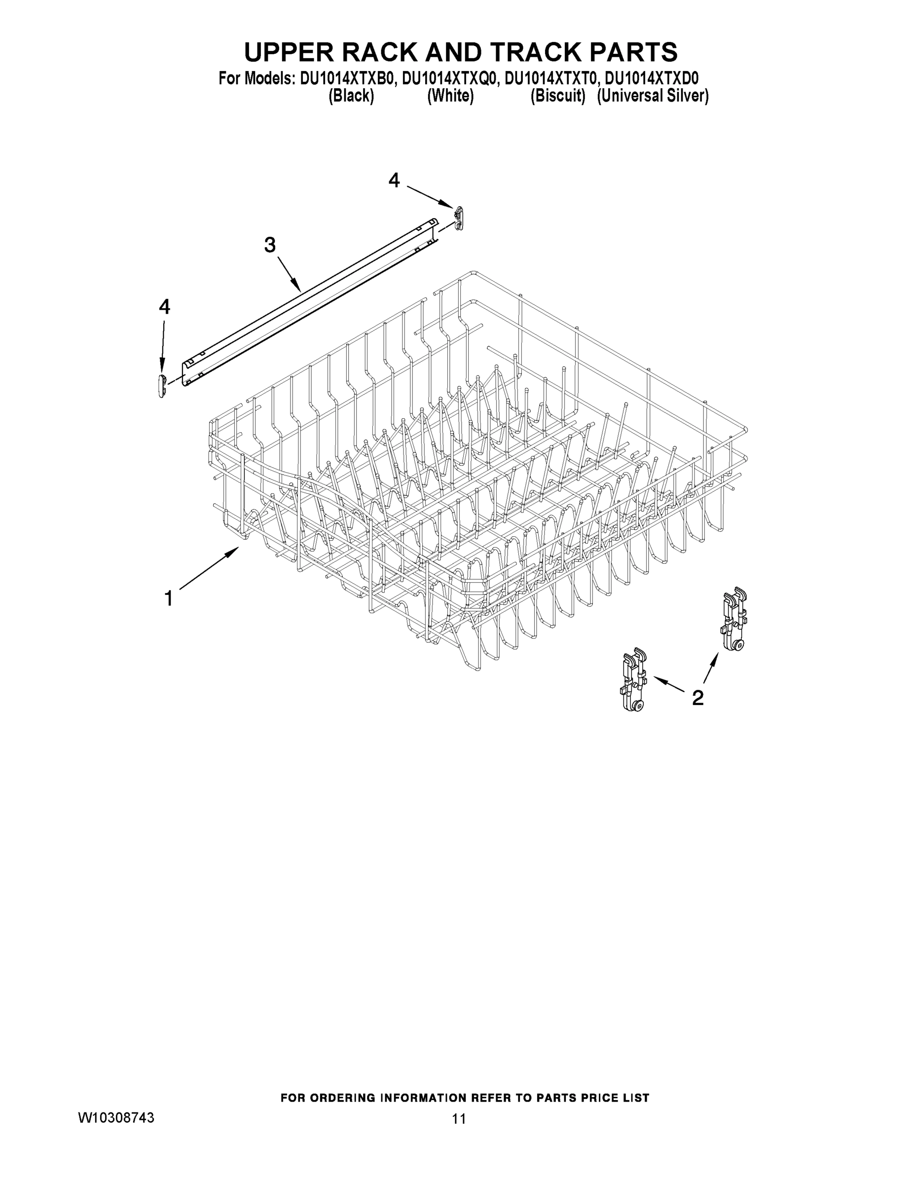 09 - UPPER RACK AND TRACK PARTS