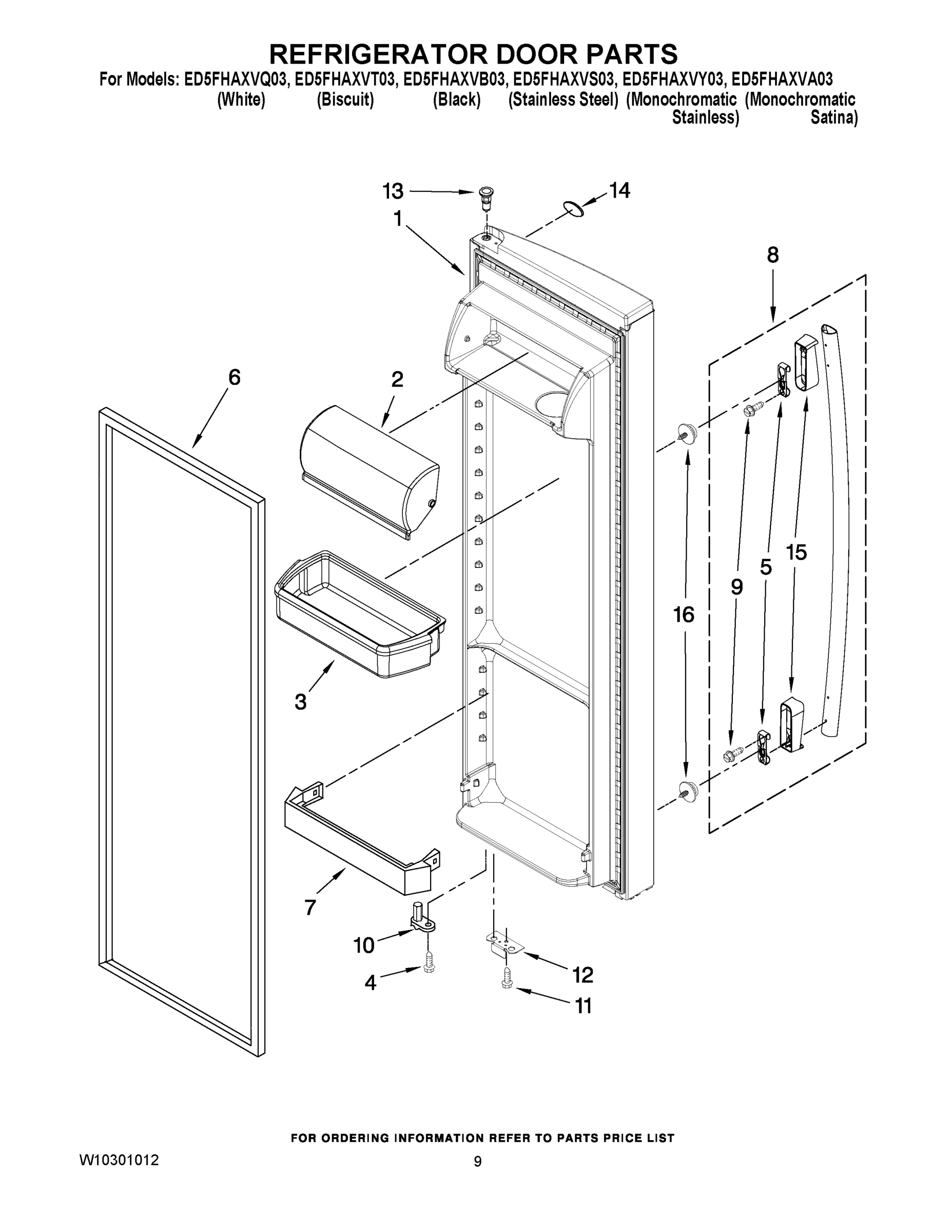 06 - REFRIGERATOR DOOR PARTS