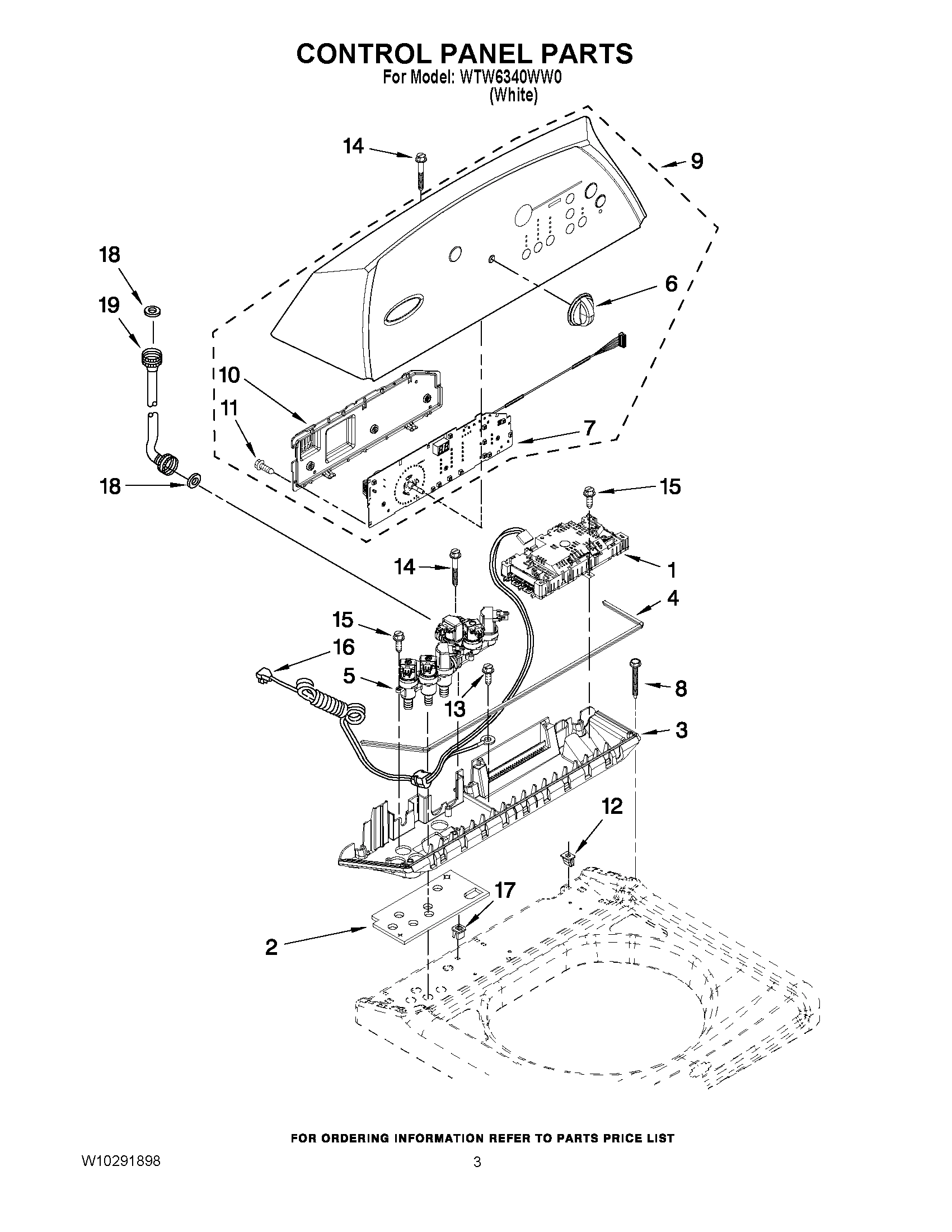 02 - CONTROL PANEL PARTS