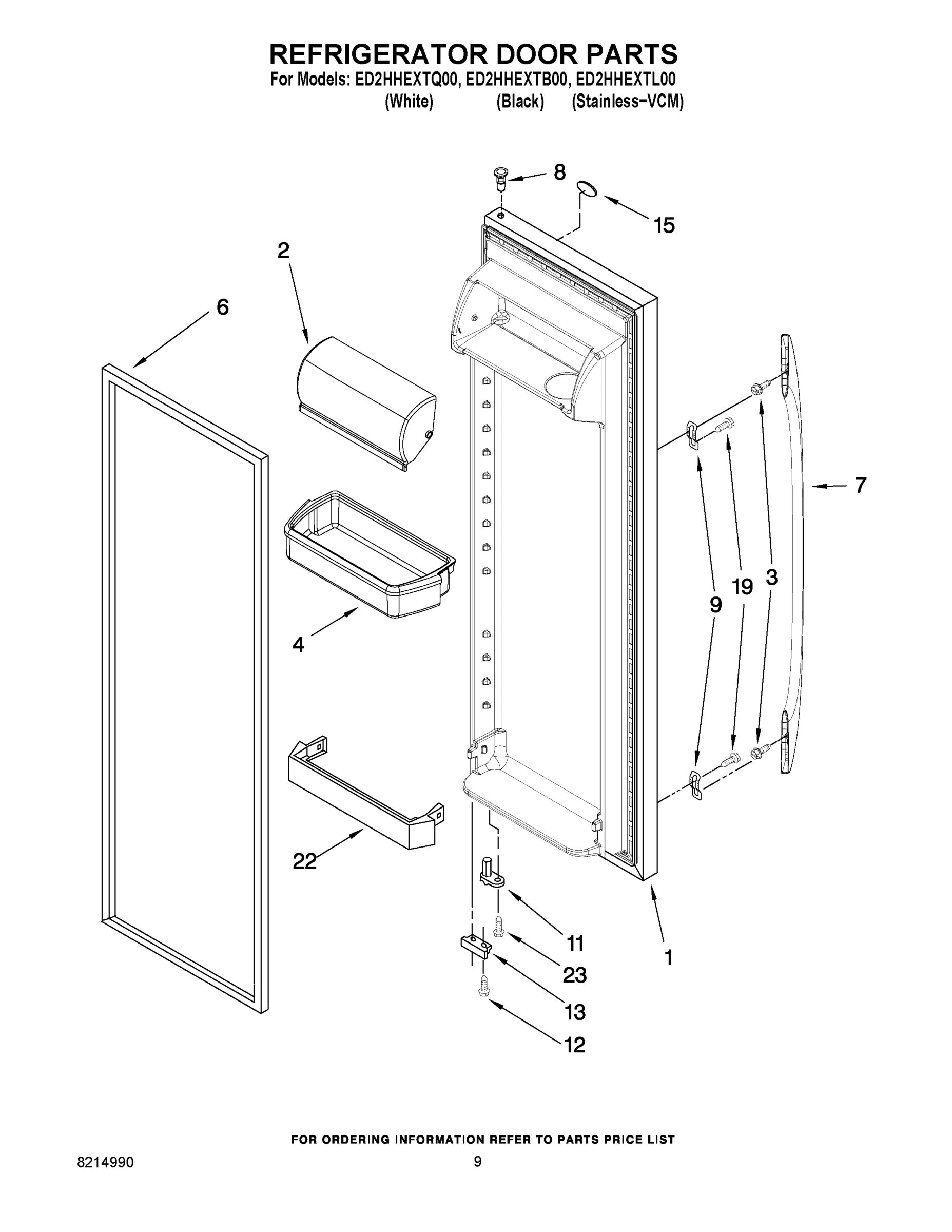 06 - REFRIGERATOR DOOR PARTS