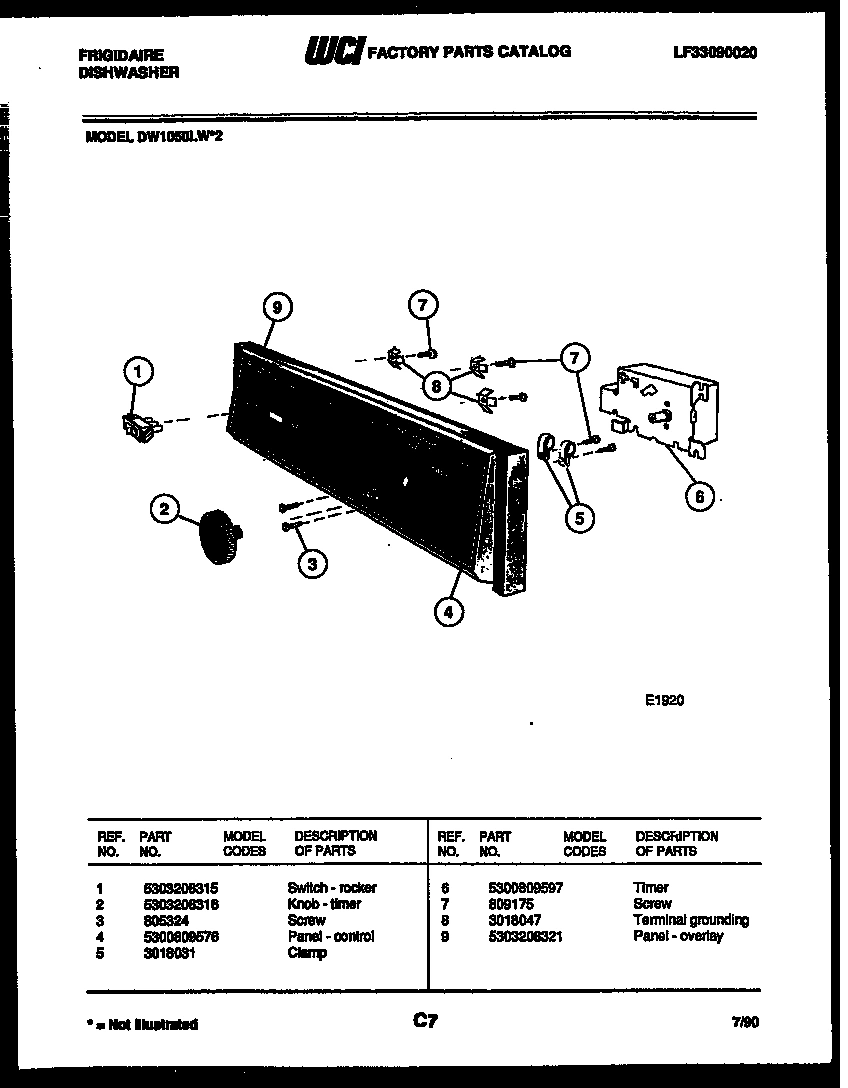 02 - CONSOLE AND CONTROL PARTS