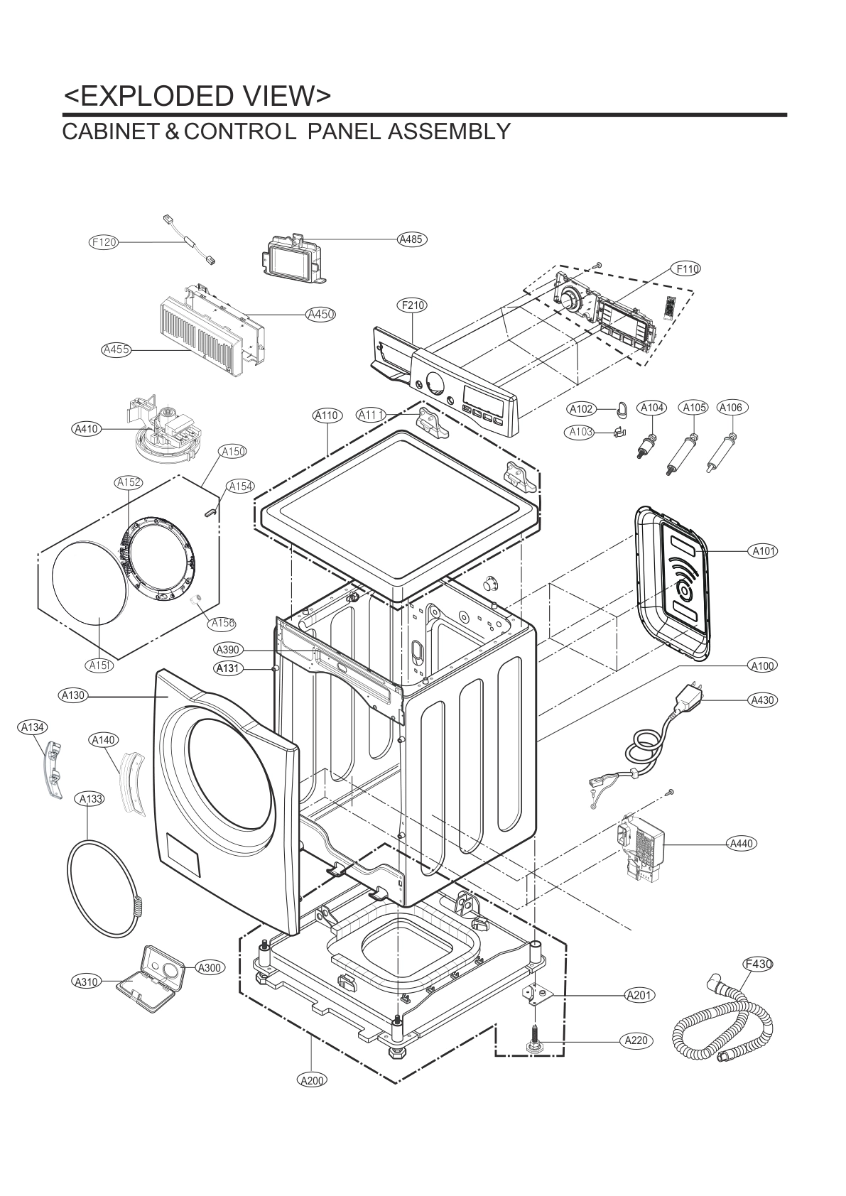 CABINET & CONTROL PANEL ASSEMBLY