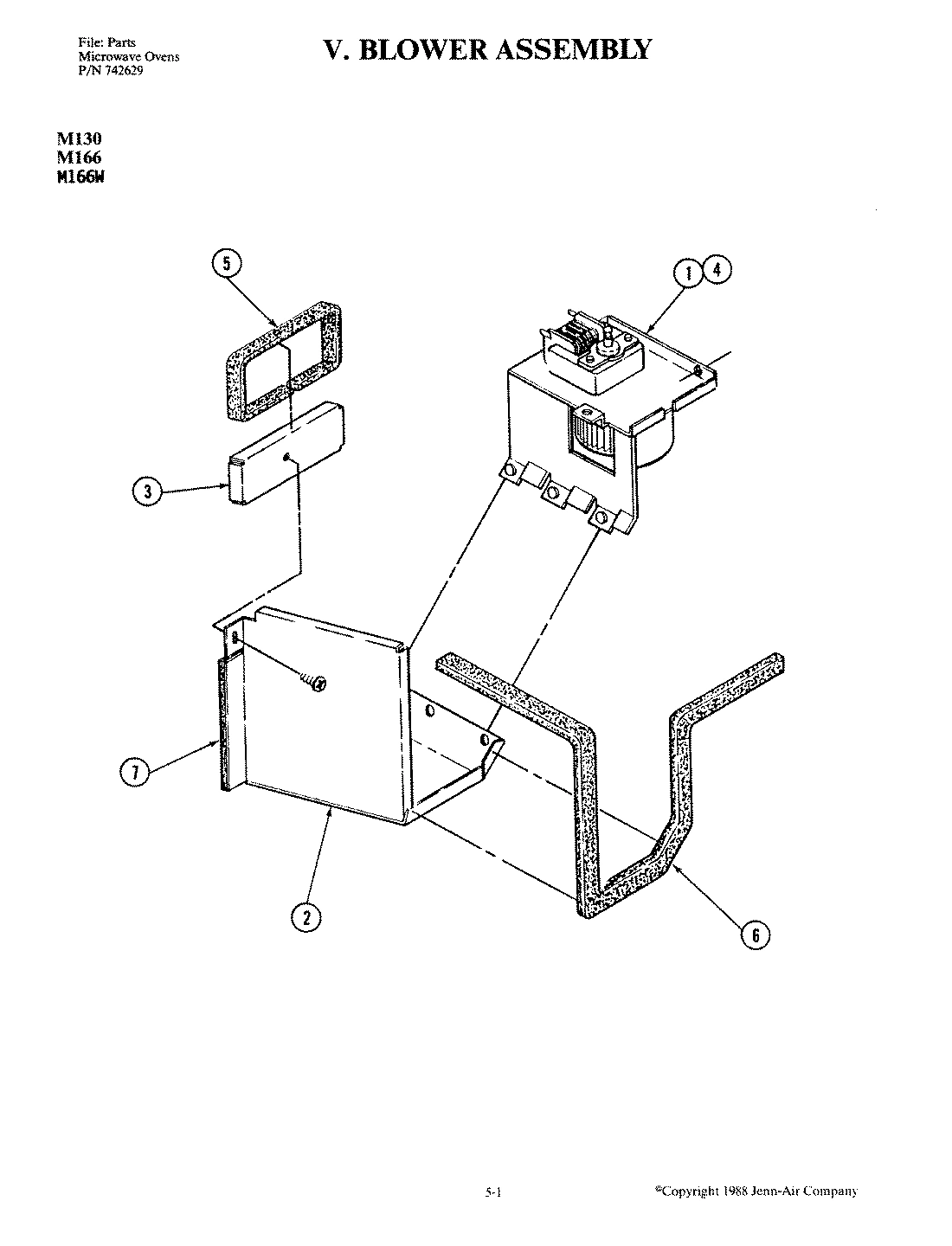 01 - BLOWER ASSY. (M166)