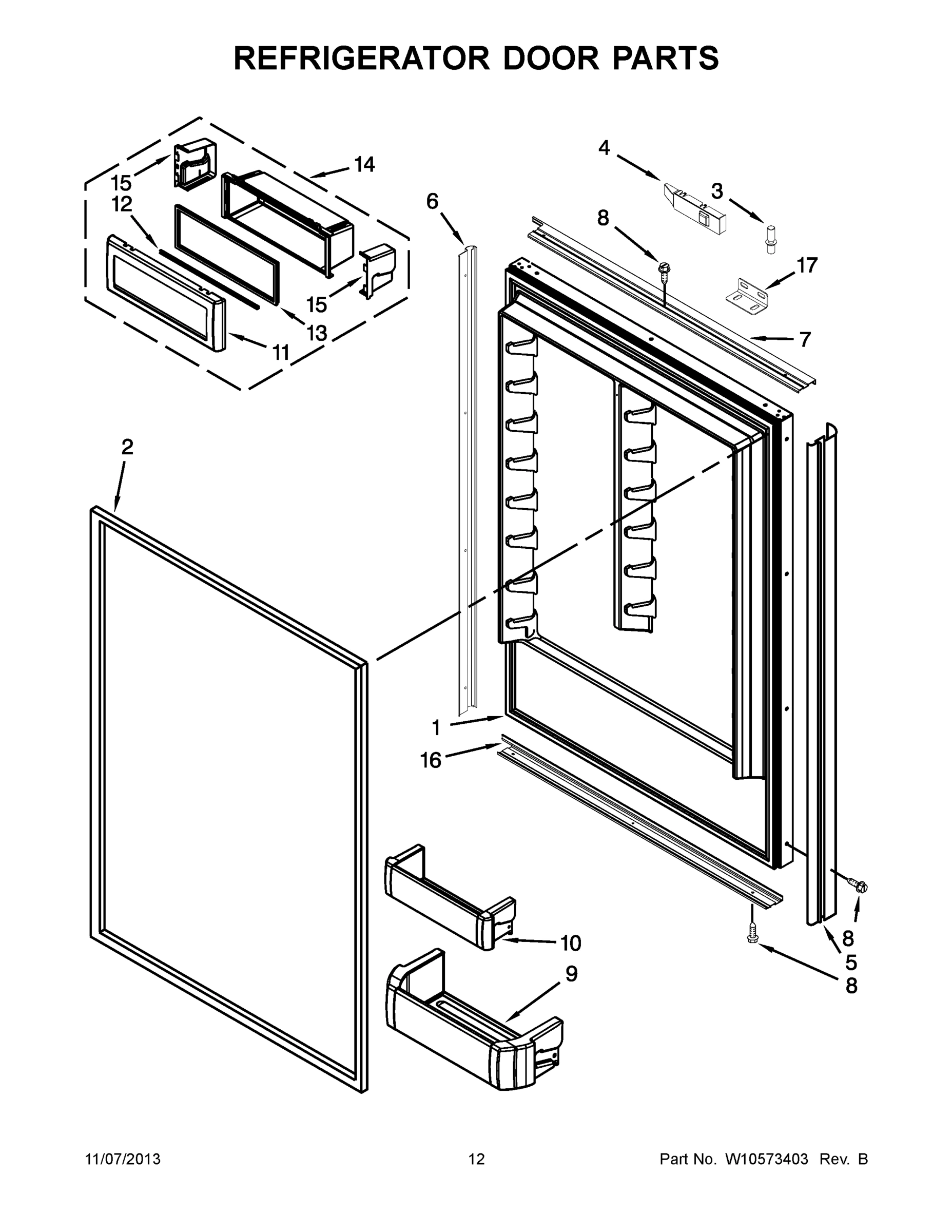 07 - REFRIGERATOR DOOR PARTS