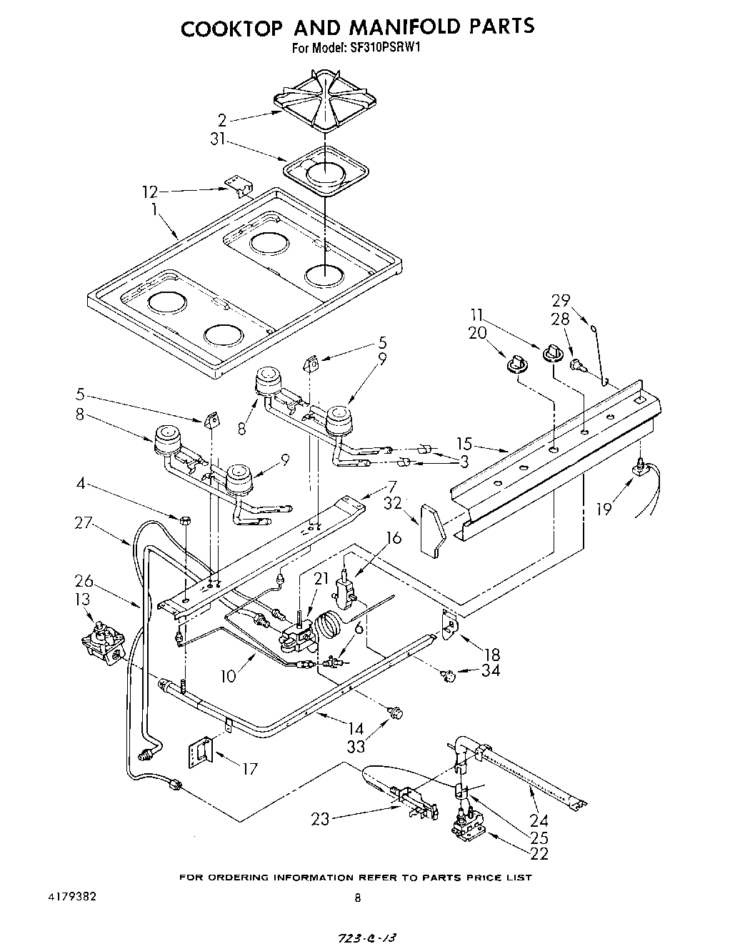 06 - COOKTOP AND MANIFOLD , LITERATURE AND OPTIONAL