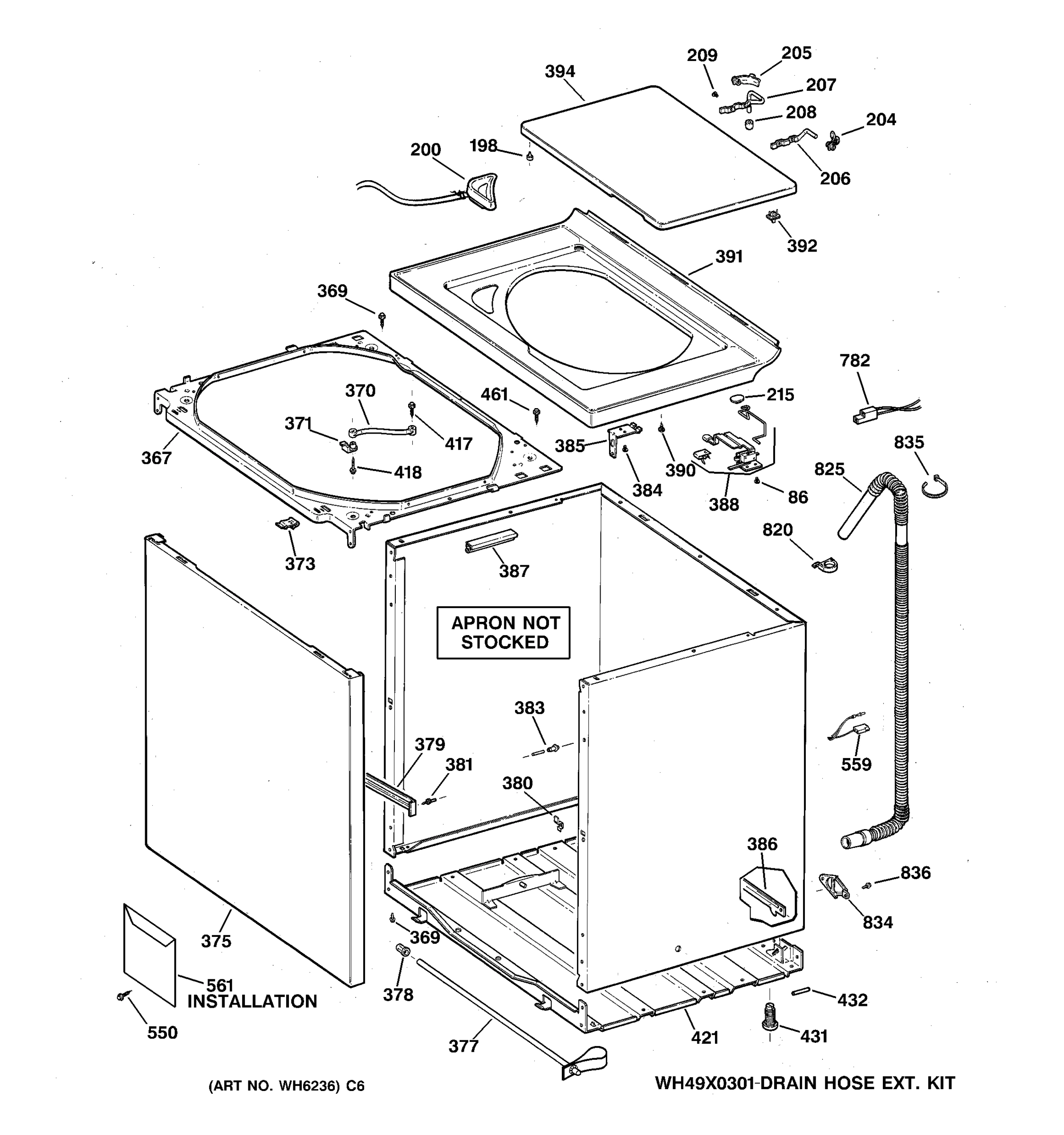 CABINET, COVER & FRONT PANEL