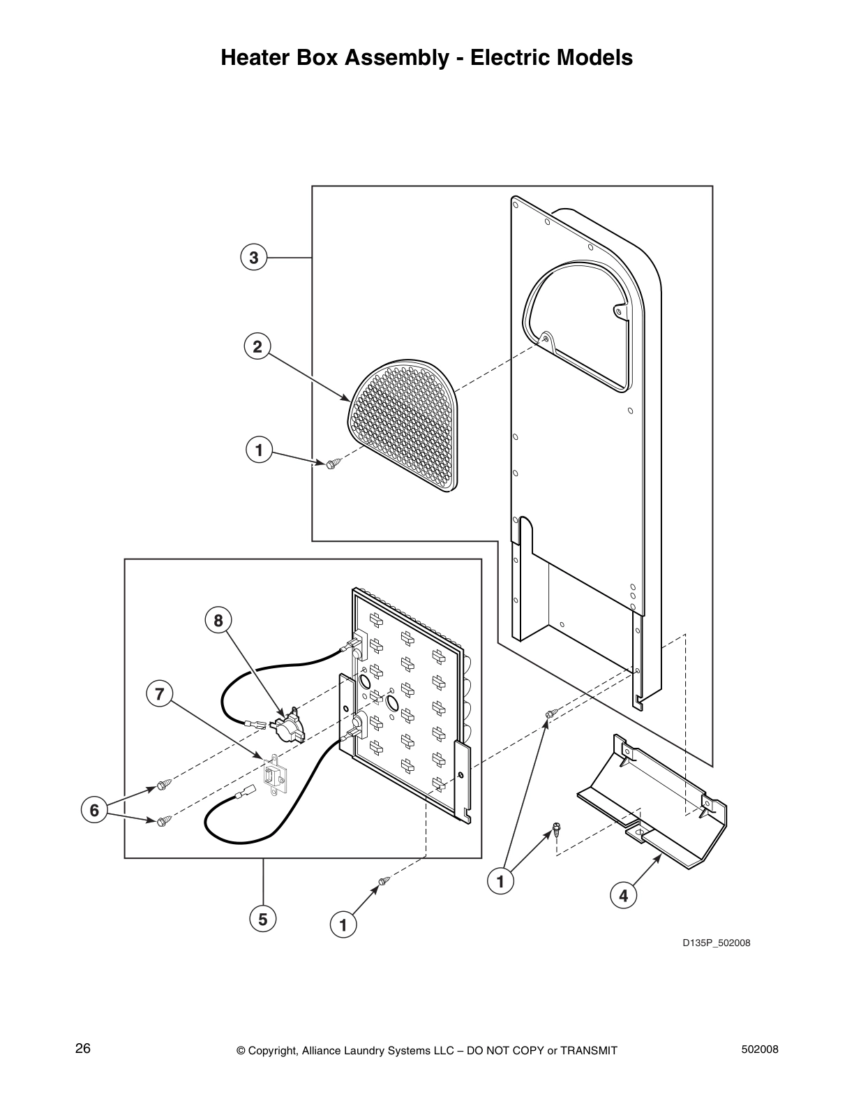 Heater Box Assembly - Electric Models