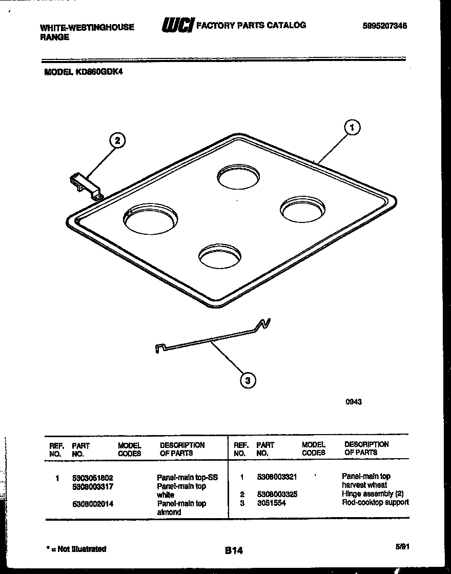 03 - COOKTOP PARTS