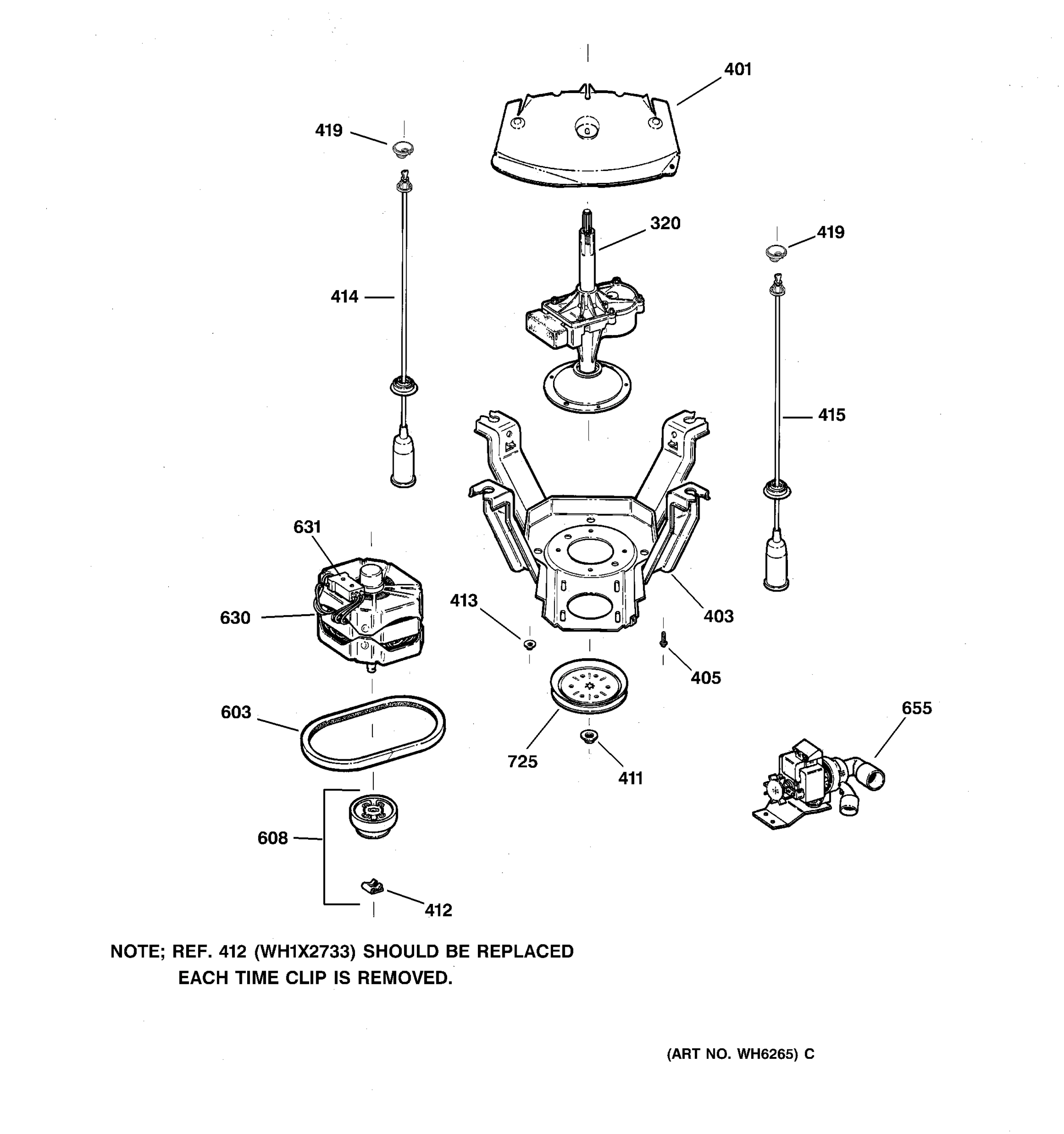 SUSPENSION, PUMP & DRIVE COMPONENTS