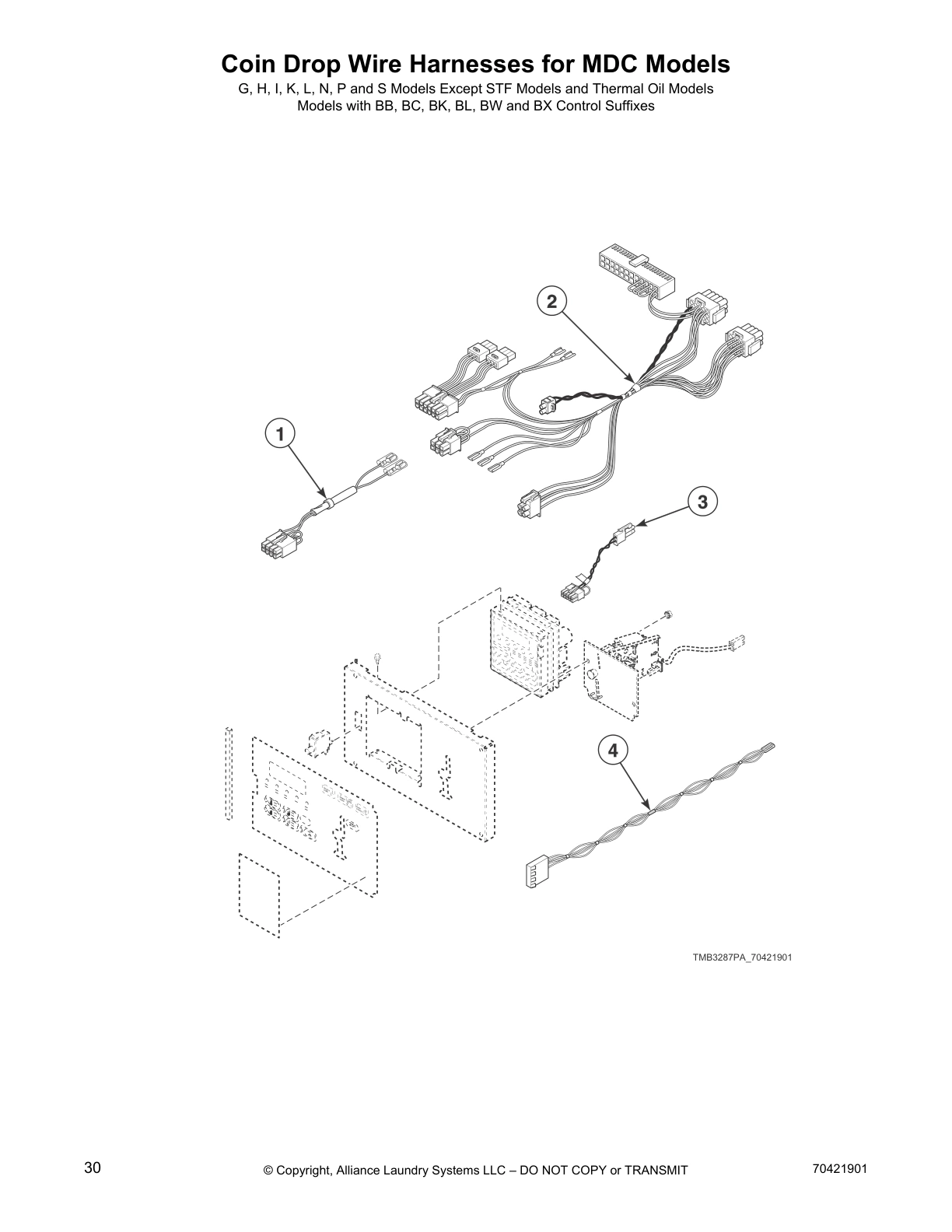 Coin Drop Wire Harnesses for MDC Models