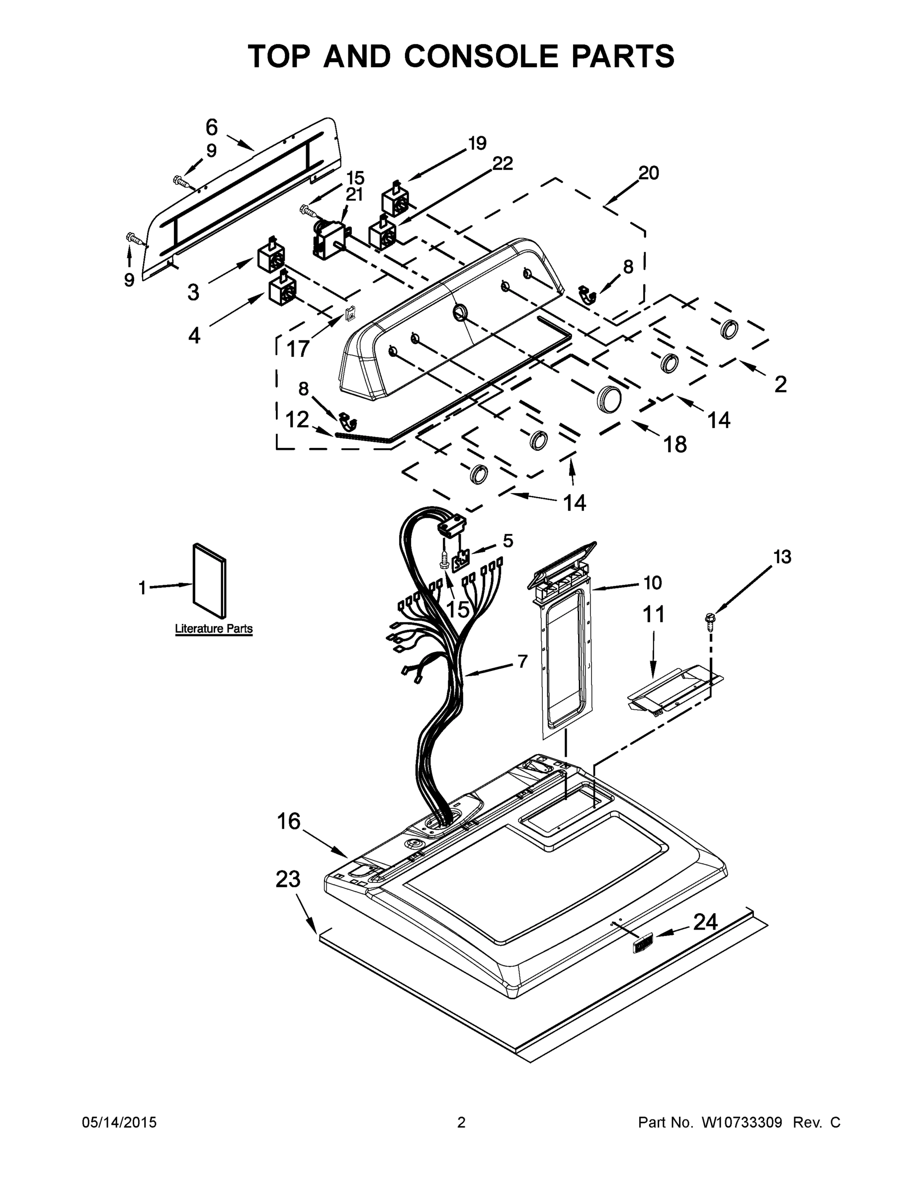02 - TOP AND CONSOLE PARTS