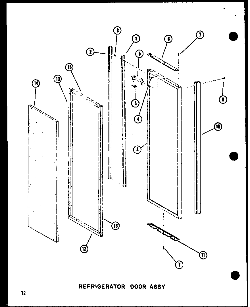 12 - REF DOOR ASSY